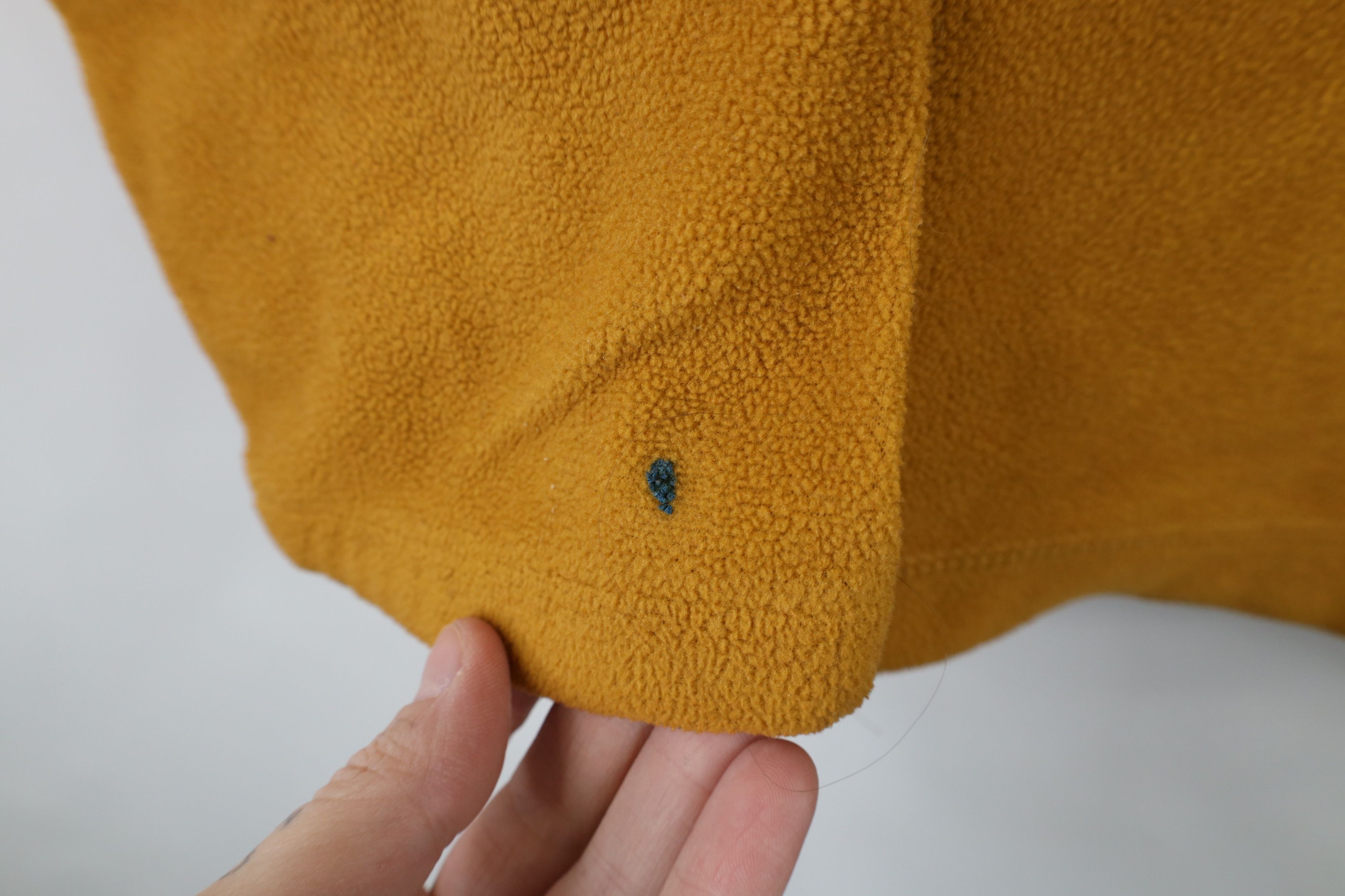 Lands' End × Vintage Vintage Lands End Snap Button Fleece Pullover Sweater Gold Size US S / EU 44-46 / 1 - 4 Thumbnail