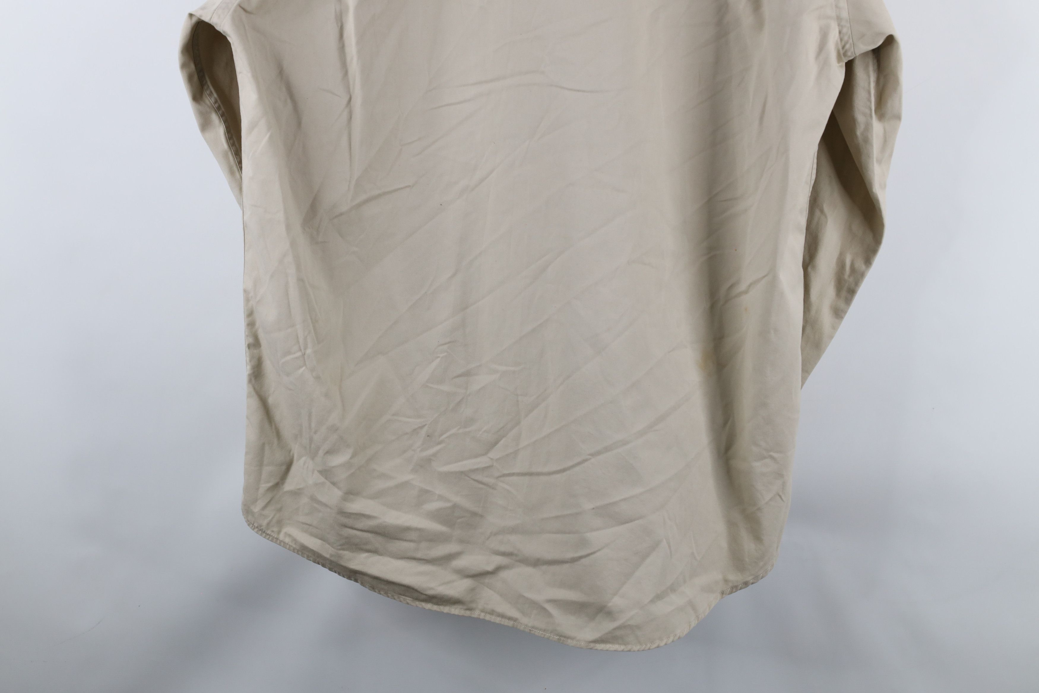Vintage Vintage Spell Out Corvette Racing Button Down Shirt Beige Size US XL / EU 56 / 4 - 12 Thumbnail