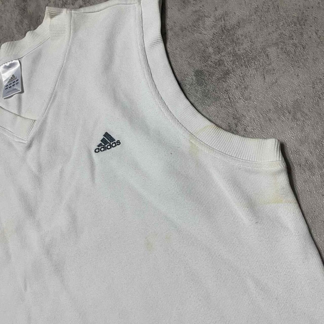 Adidas Adidas white sleeveless shirt Size US L / EU 52-54 / 3 - 3 Thumbnail