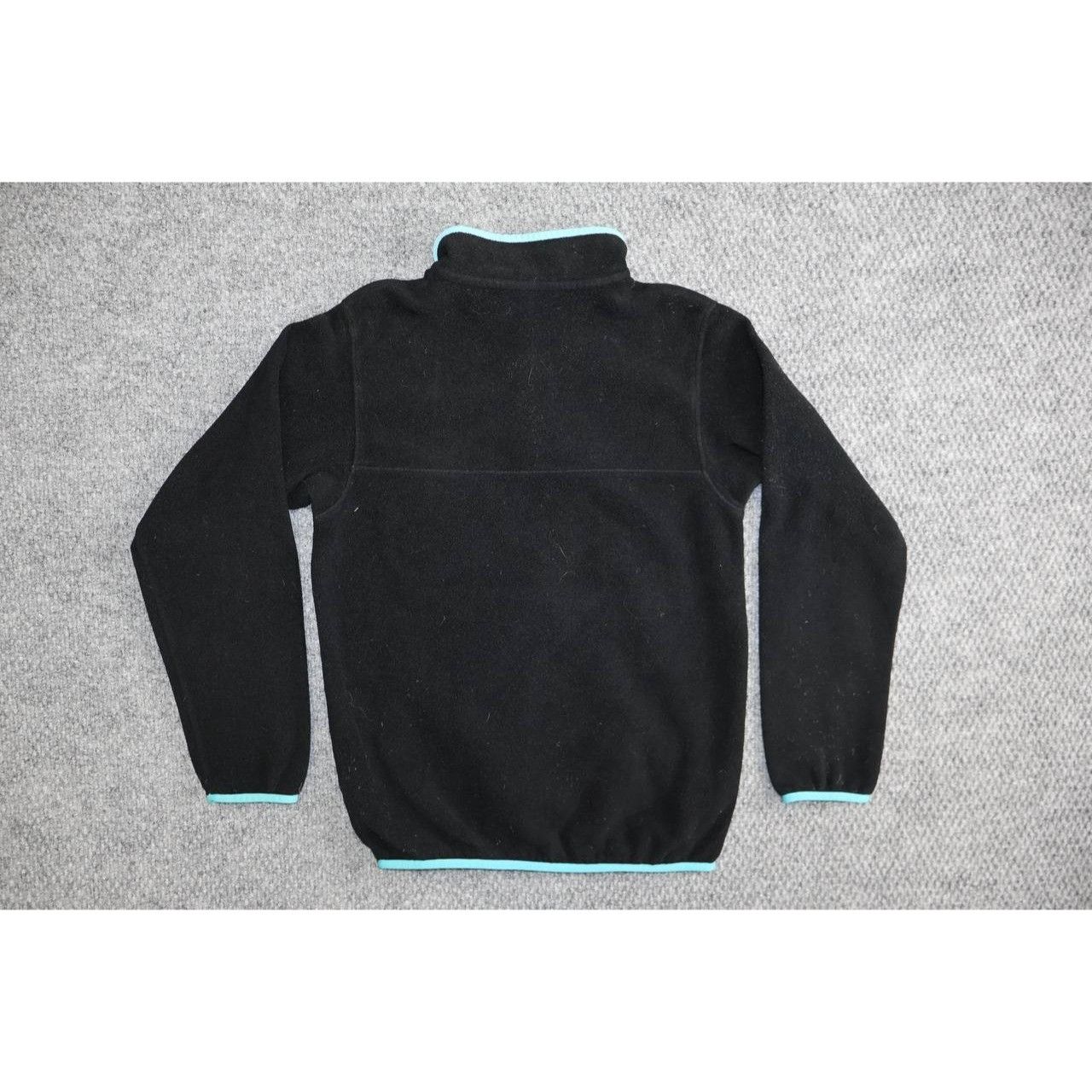 Patagonia Vintage Patagonia Black Synchilla Snap T Pullover Blue Trim Size XS / US 0-2 / IT 36-38 - 9 Thumbnail