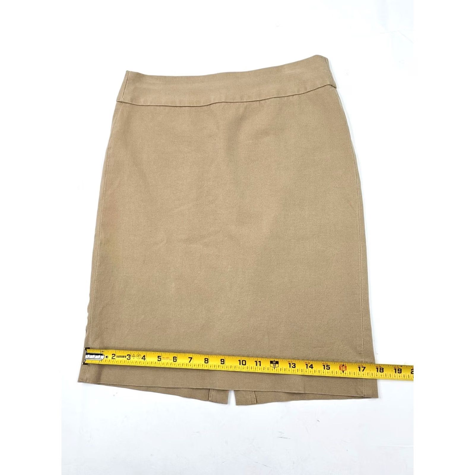 Banana Republic Banana Republic Skirt Women 4 Beige Sloan Pencil Career Vent EUC (28x22) 428024 Size 27" / US 4 / IT 40 - 3 Thumbnail