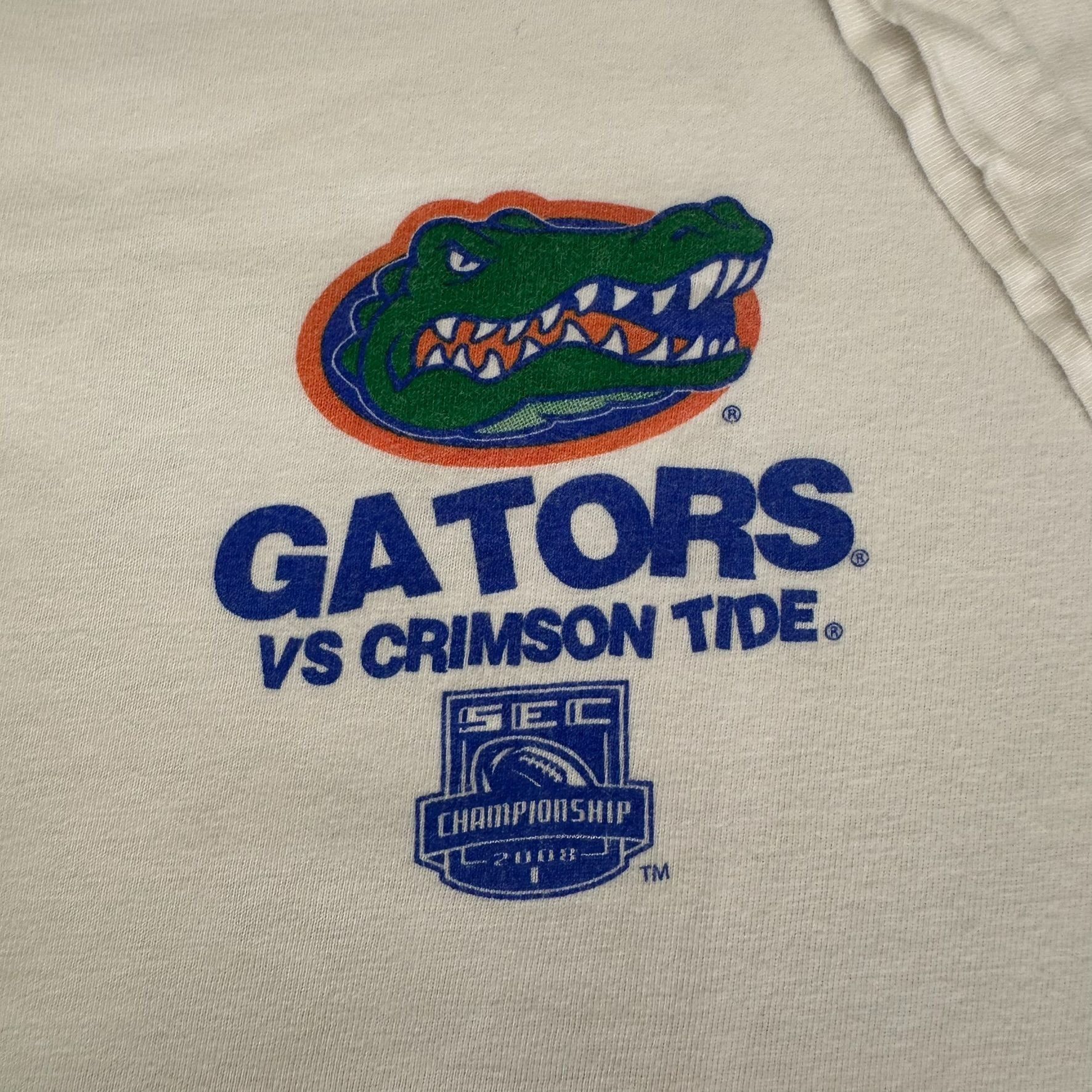 Hanes Vintage Y2K Florida Gators Football T-Shirt 2008 SEC Champio Size US L / EU 52-54 / 3 - 6 Thumbnail