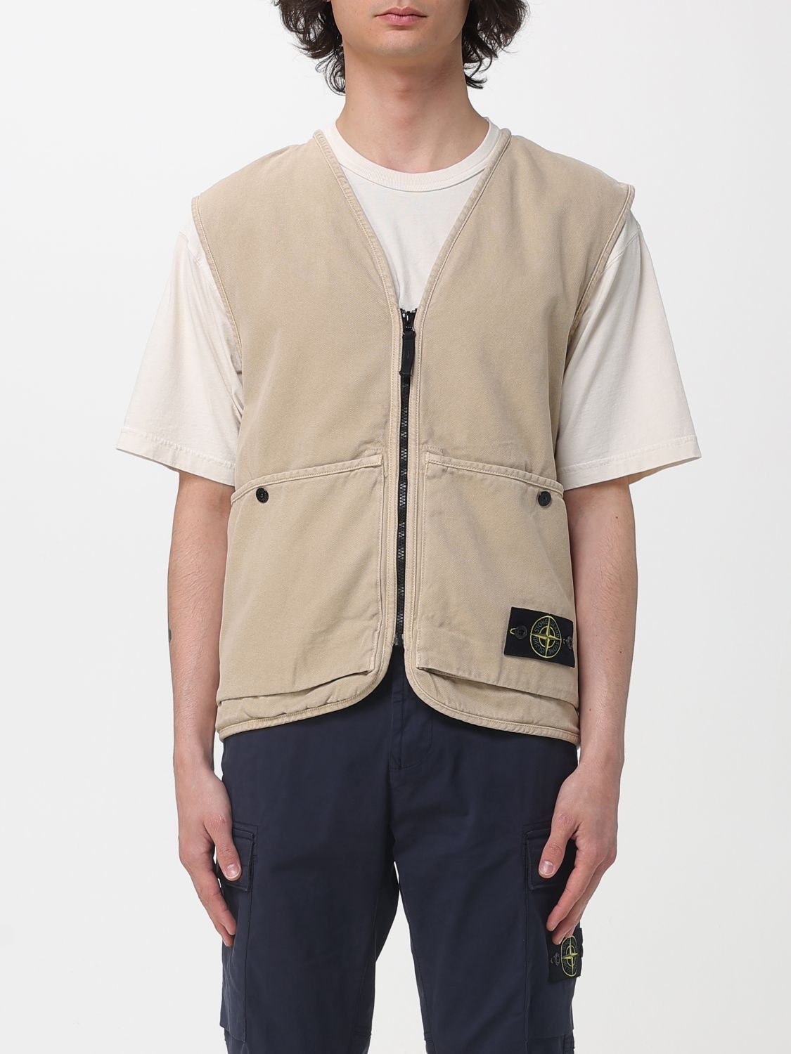 Stone Island Stone Island Suit Vest Men Sand Size US S / EU 44-46 / 1 - 1 Thumbnail