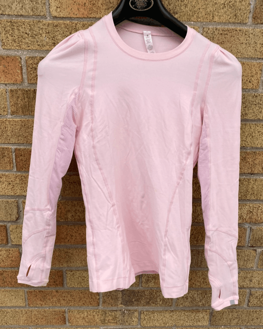 Lululemon LULULEMON Swiftly Long Sleeve Hip Length Pink Peony Size 2 Size XS / US 0-2 / IT 36-38 - 1 Thumbnail