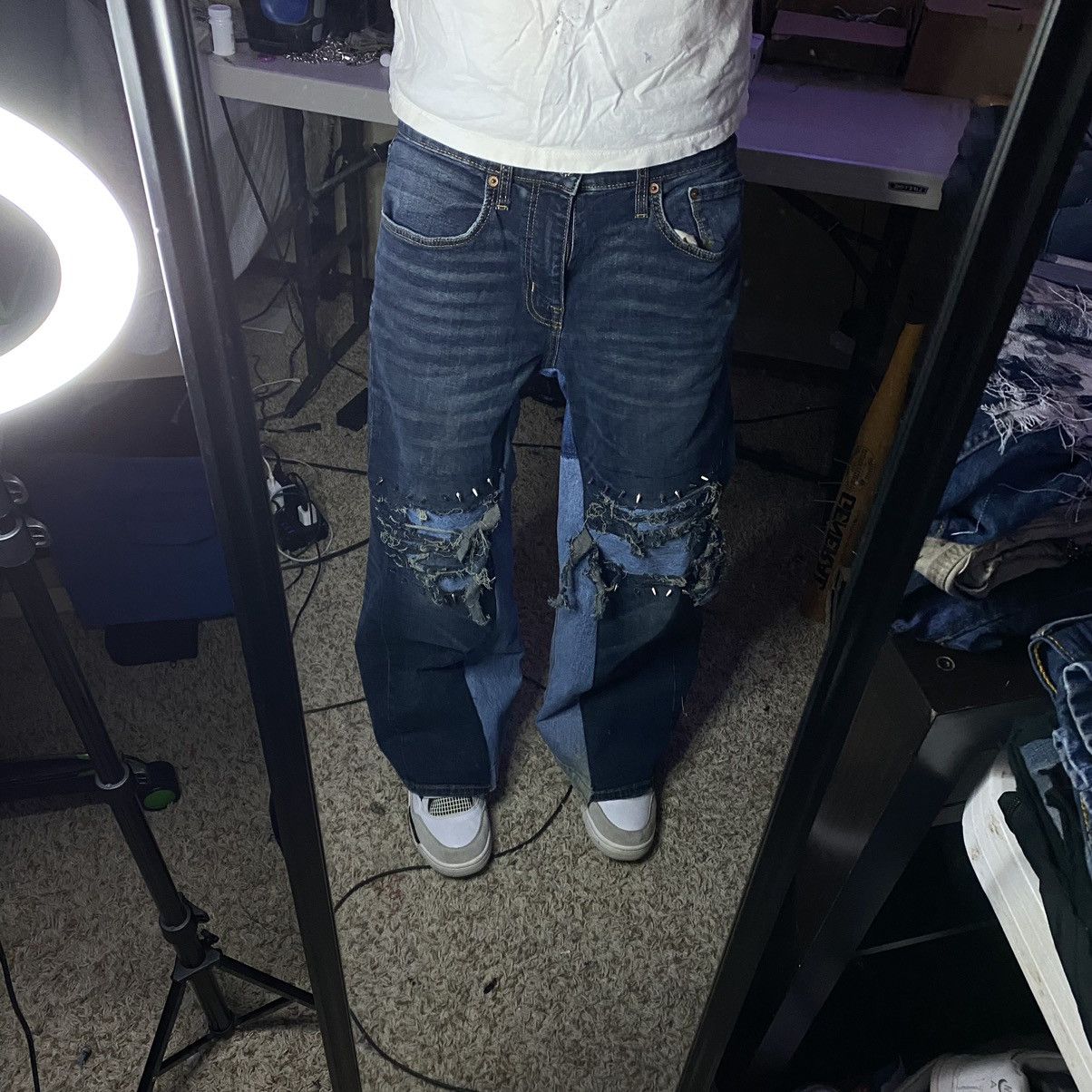 Other One of One Bone Sweeper Jeans Size US 30 / EU 46 - 5 Thumbnail