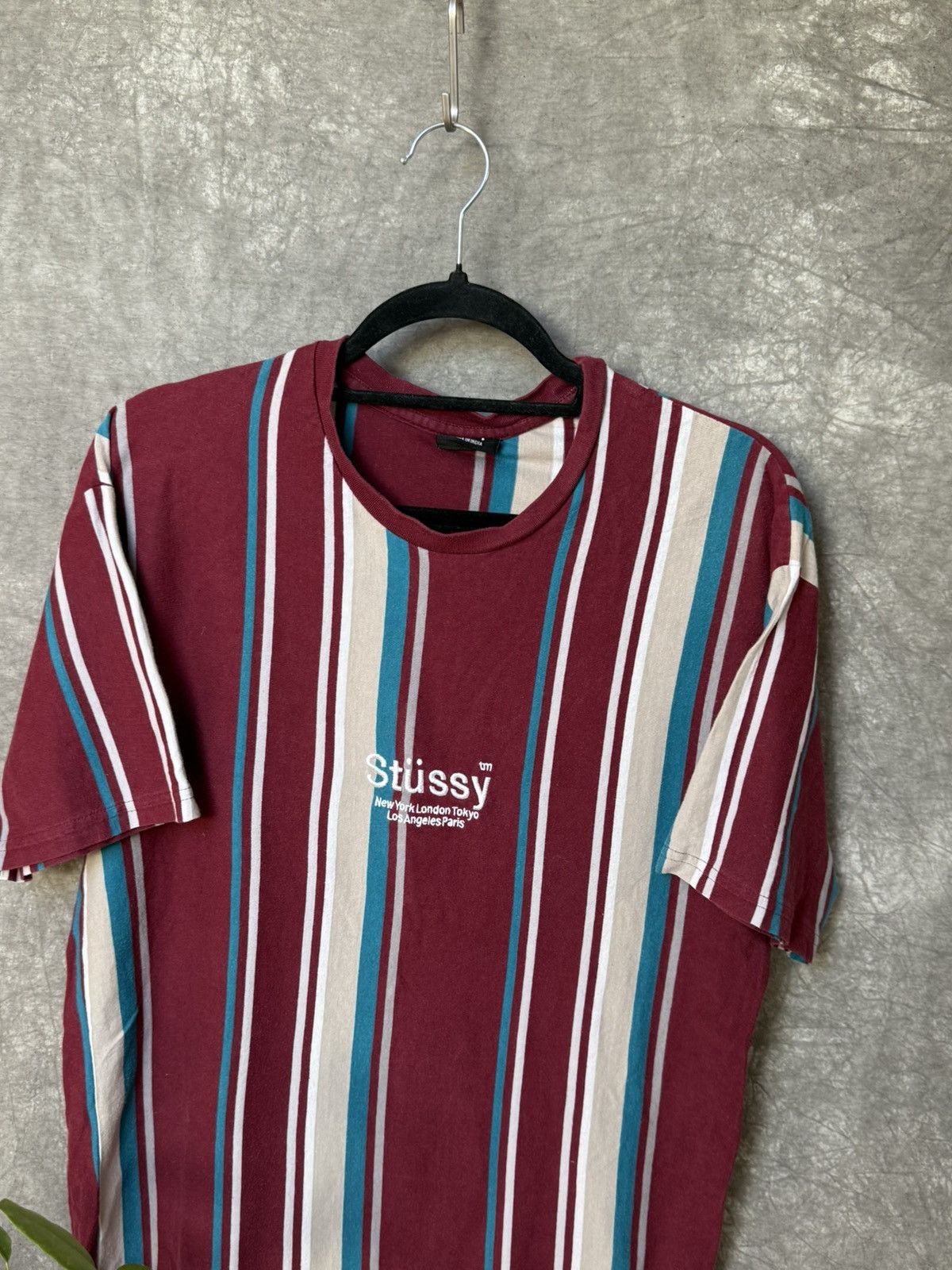 Stussy × Vintage Stussy centre logo T-Shirt Vintage Y2K Size US L / EU 52-54 / 3 - 2 Thumbnail
