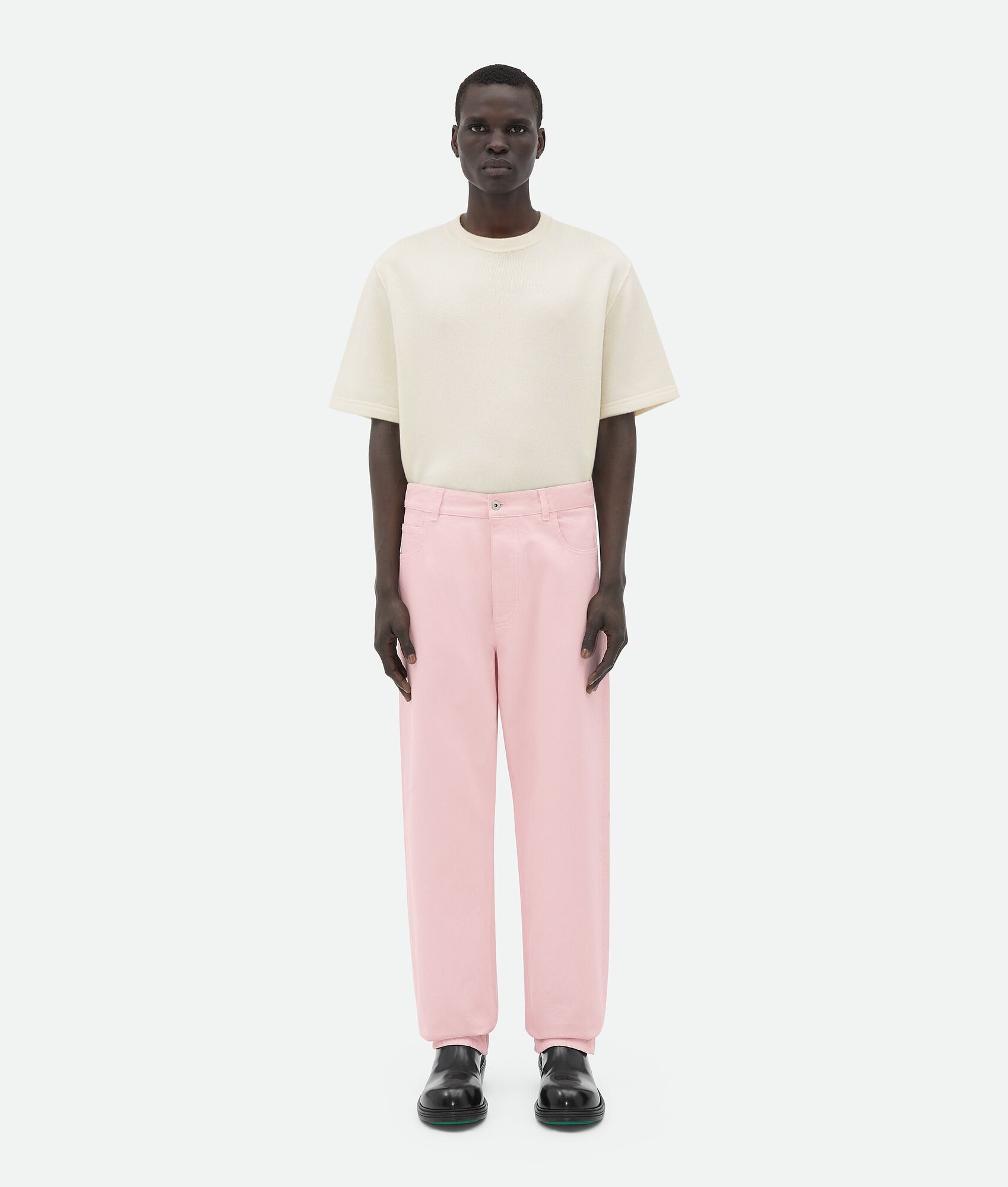 Bottega Veneta o1bcso1str0925 Wash Wide Leg Denim in Pink Size US 36 / EU 52 - 1 Thumbnail