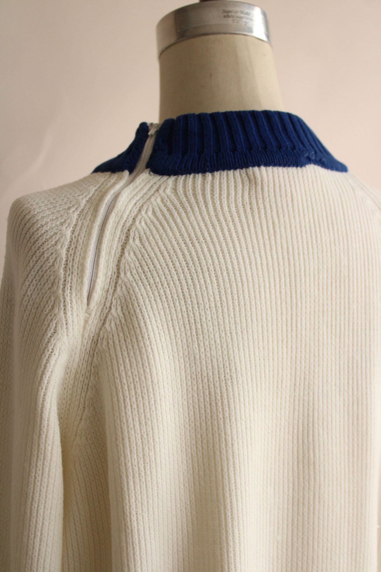 Vintage Vintage 1970s Sweater, The Campus Shop Nordic Style Blue and Size L / US 10 / IT 46 - 8 Thumbnail