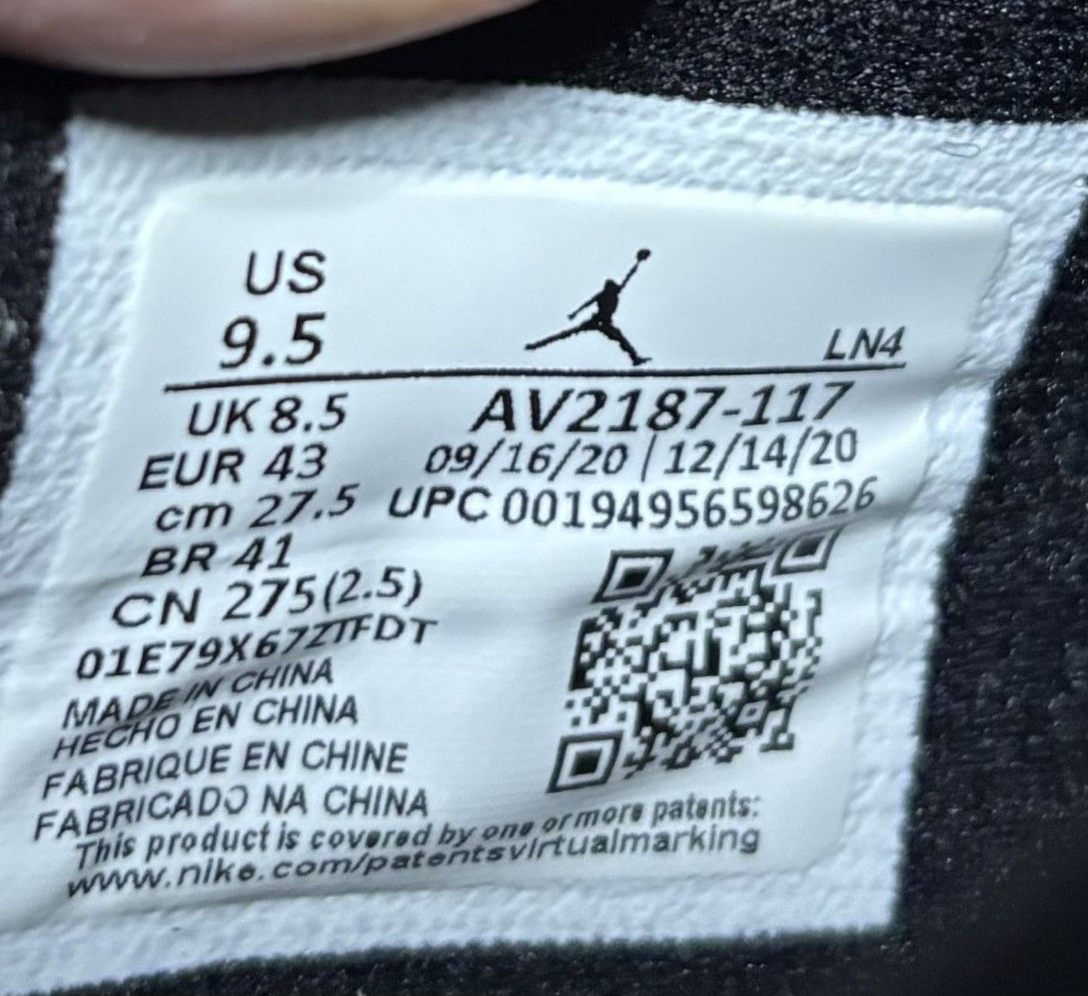 Jordan Brand Jordan 11 Retro Low Legend Blue 2021 Size 9.5 Size US 9.5 / EU 42-43 - 7 Thumbnail