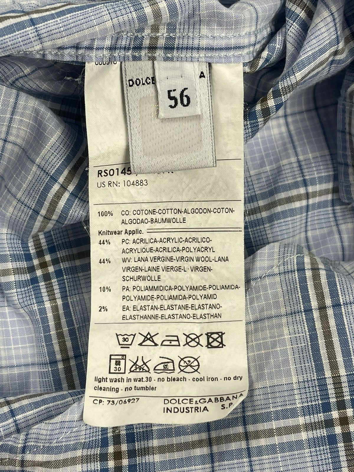Dolce & Gabbana Dolce & Gabbana D&G striped shirt long rare vintage premium Size US XL / EU 56 / 4 - 7 Thumbnail