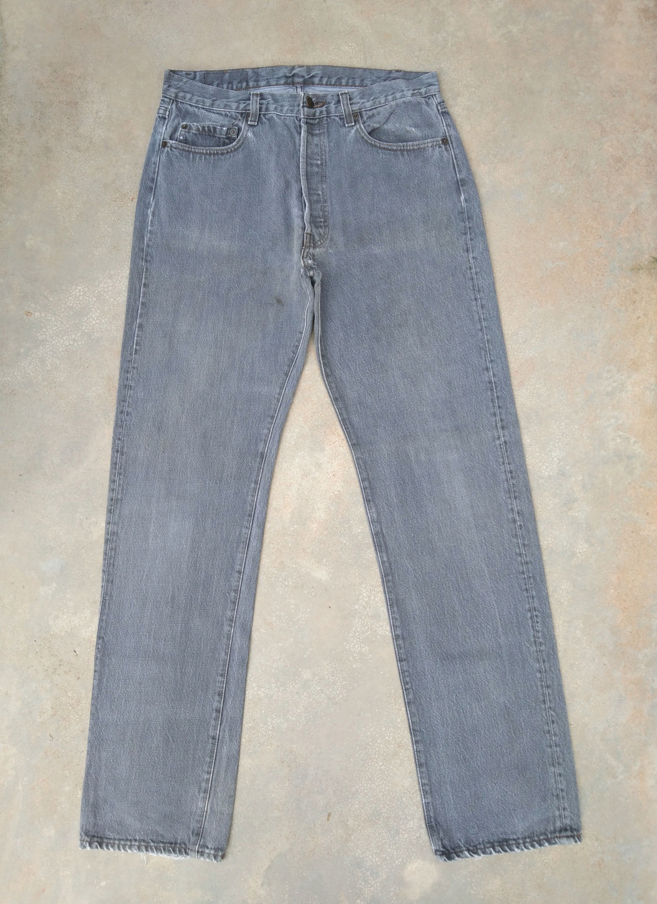 Levi's × Vintage 80s Vintage Levis 501 Made In USA Distressed Jeans 33x34 Size US 33 - 1 Thumbnail