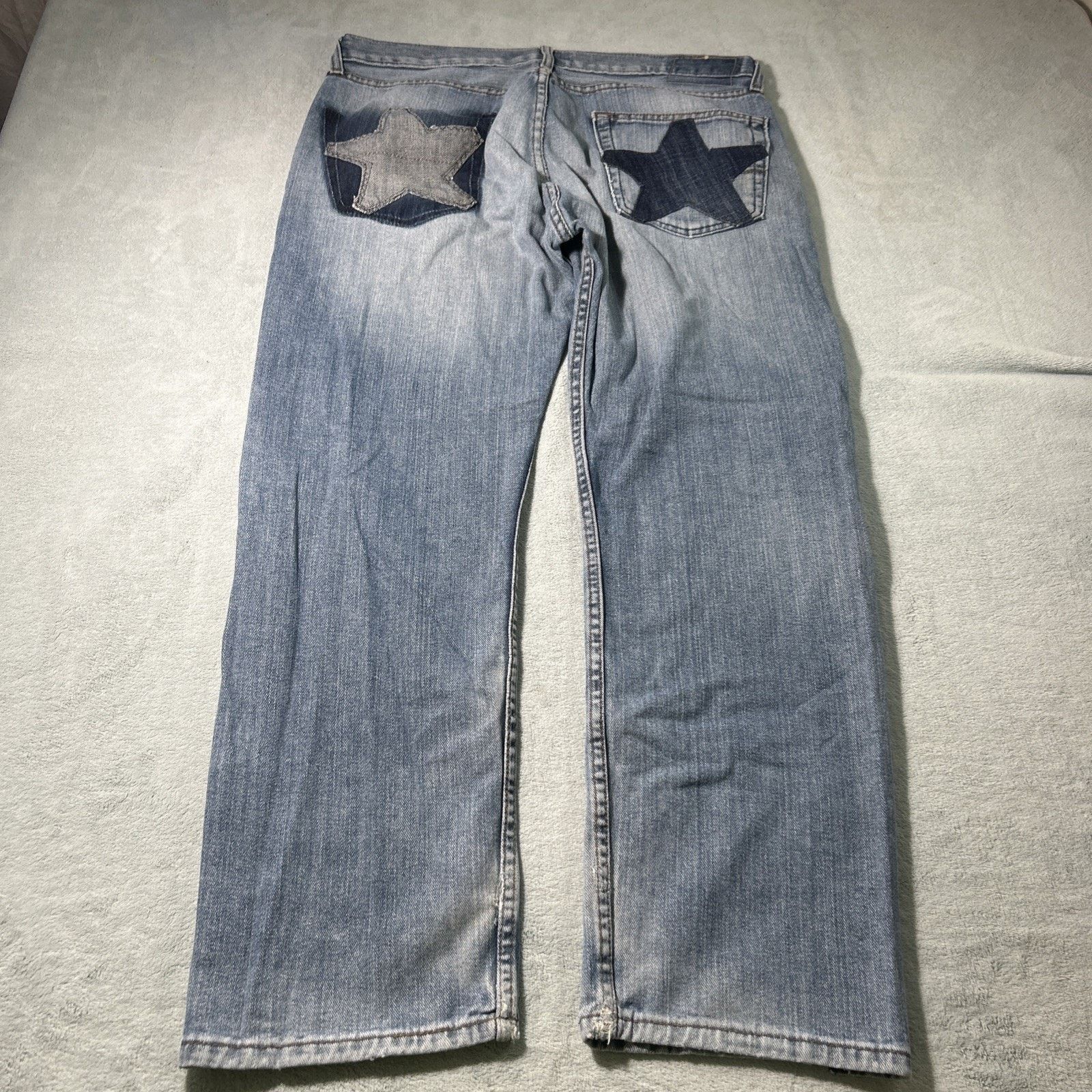 Levi's Levis Loose Baggy Jeans 36x30 Relaxed Hamilton Custom Stars Size US 36 / EU 52 - 2 Thumbnail