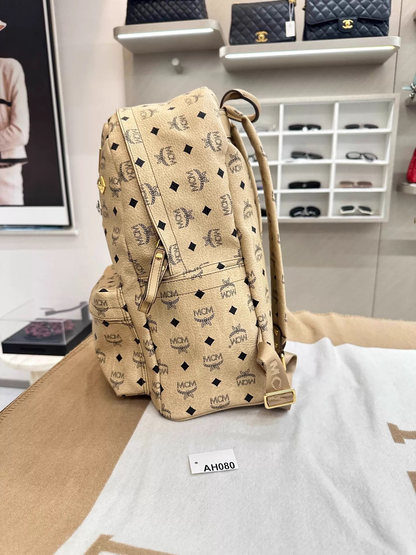 MCM MCM Classic Nail Medium Backpack 33x15x41 NM AH080 Size ONE SIZE - 4 Thumbnail