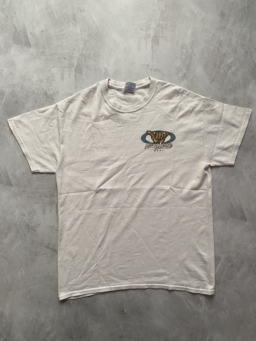 Vintage Vintage T-Shirt 90s HaungLoose WEED 🤙MAUI Size US M / EU 48-50 / 2 - 2 Thumbnail