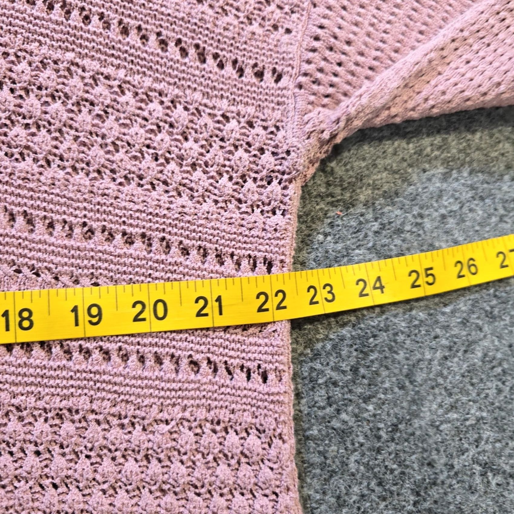 J. Jill J Jill Sweater Womens Size Large Pink Open Knit Round Neck Long Sleeve Casual Knit Pullover Womens Size L / US 10 / IT 46 - 5 Thumbnail