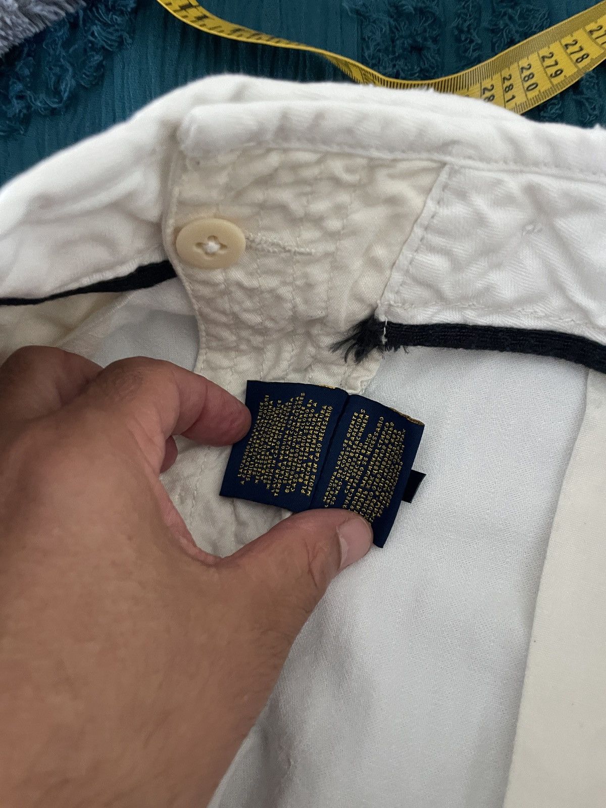 Rugby Ralph Lauren Cargo style shorts w/ Black piping down the sides Size US 30 / EU 46 - 12 Thumbnail