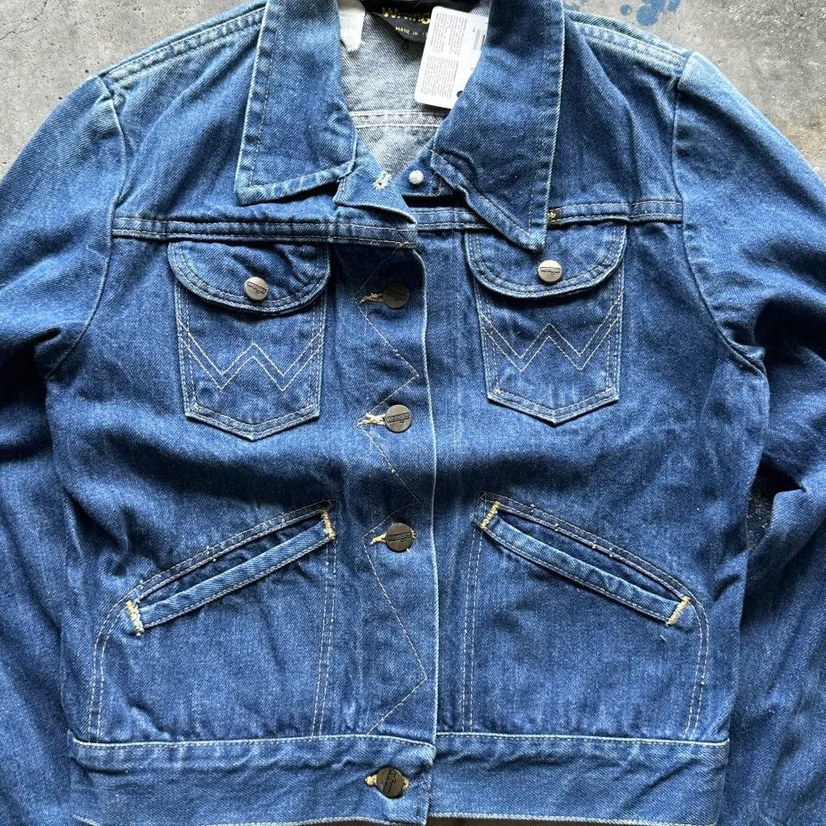 Wrangler Vintage 60s Wrangler 14 OZ Sanforized Denim Jacket Size XS Size US XS / EU 42 / 0 - 2 Thumbnail