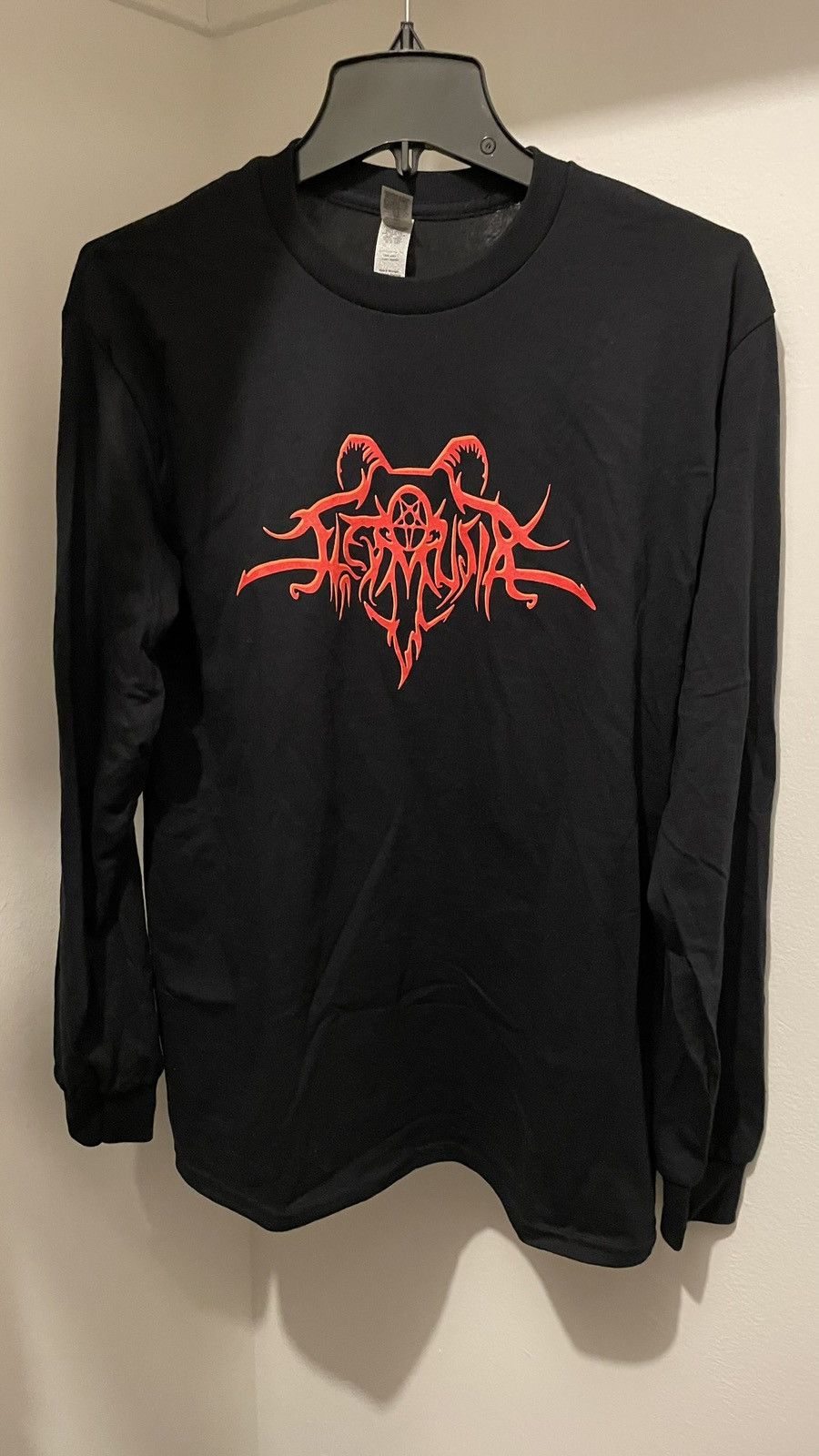 image of Designer Osamason Flex Musix Long Sleeve Tee in Black, Men's (Size Medium)