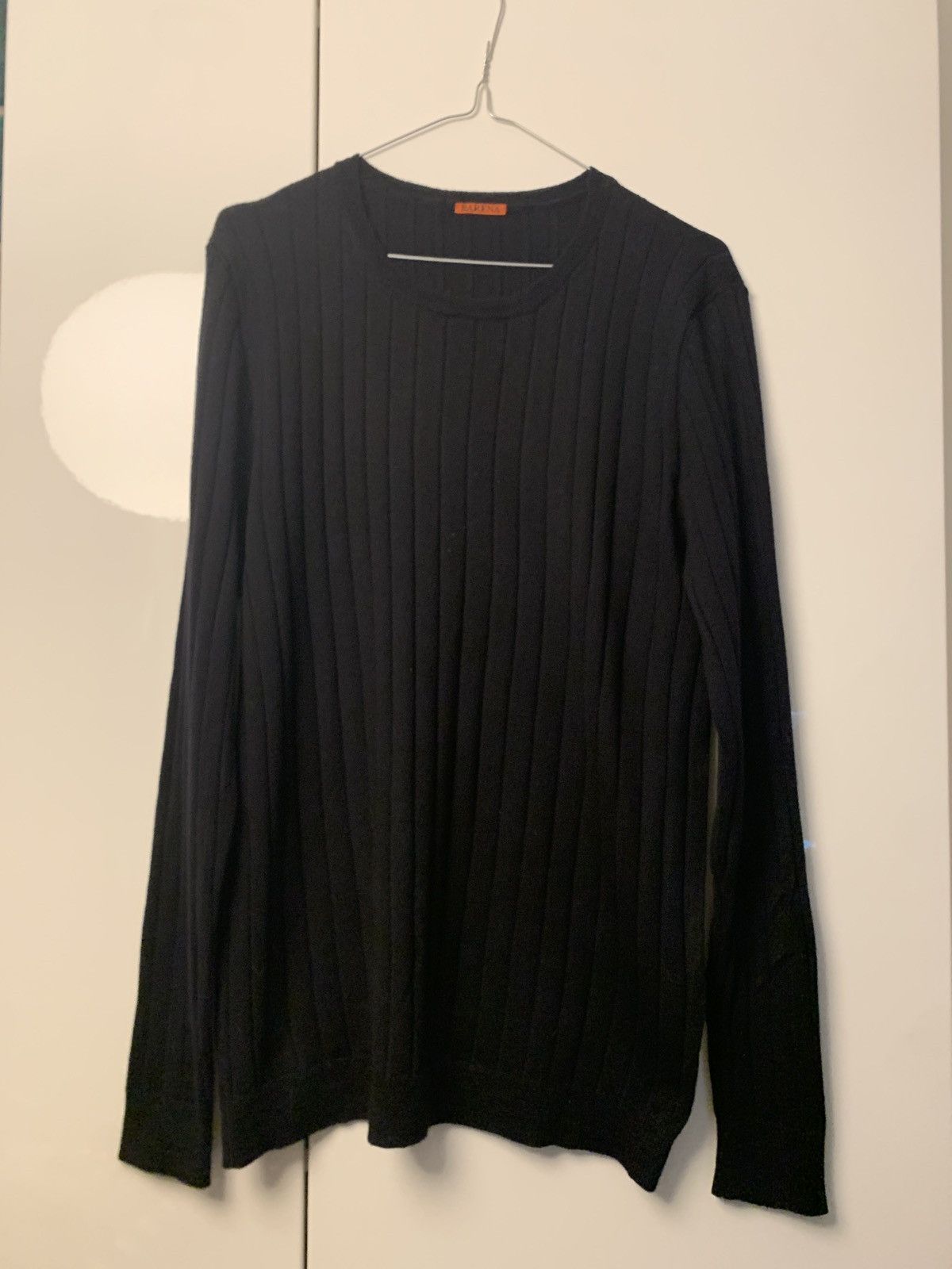 image of Barena Venezia Round Neck Sweater in Navy, Men's (Size XL)