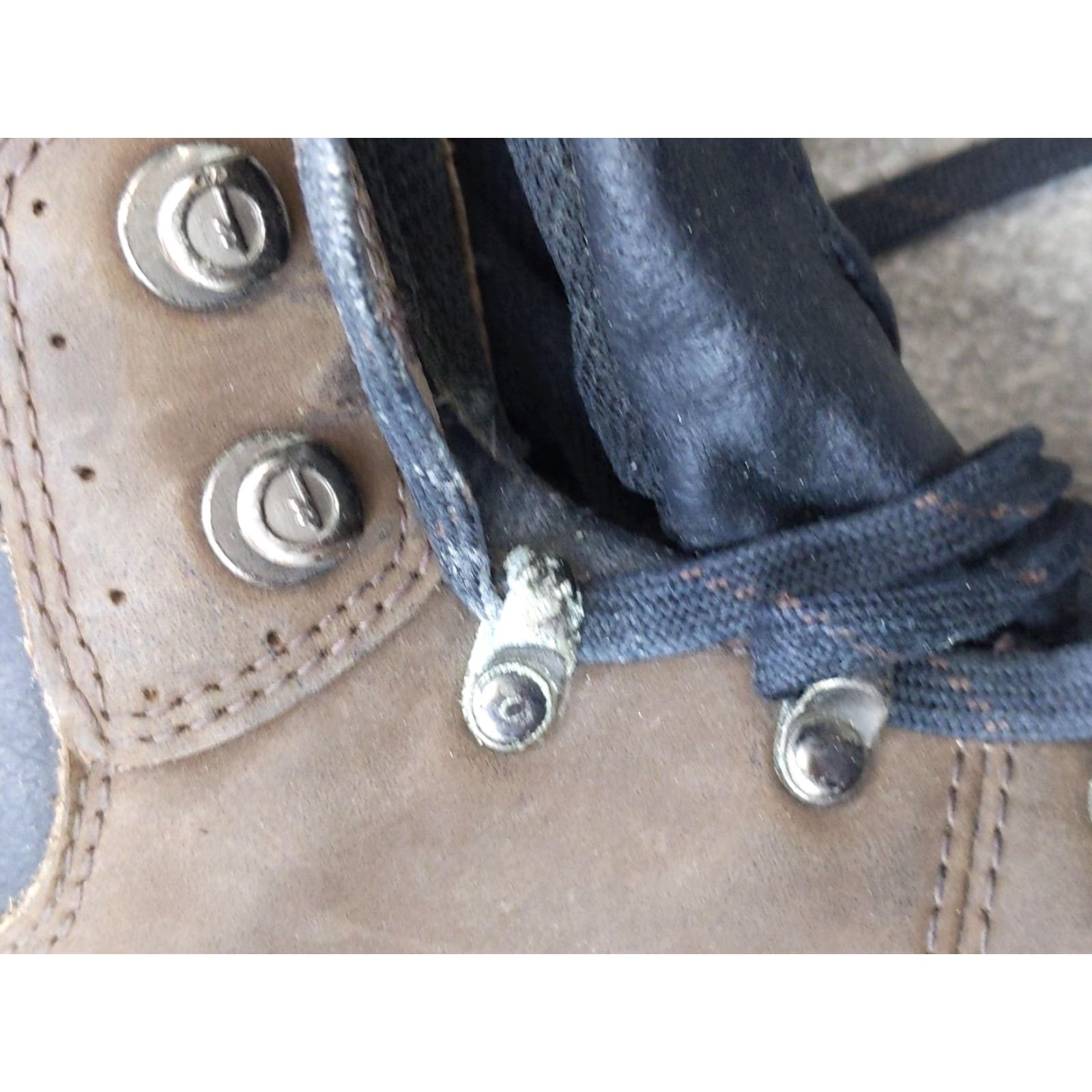 Vintage Hi-Tec Altitude IV W Boots Womens 8.5 Brown Leather Waterproof Hiking Combat Shoes Size US 9 / IT 39 - 3 Thumbnail