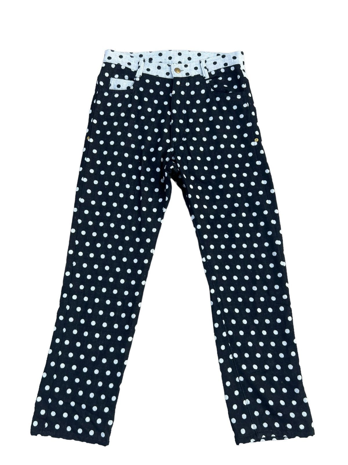 Issey Miyake Issey Miyake Mercibeaucoup All Wool Dots Pant Size US 30 / EU 46 - 1 Thumbnail