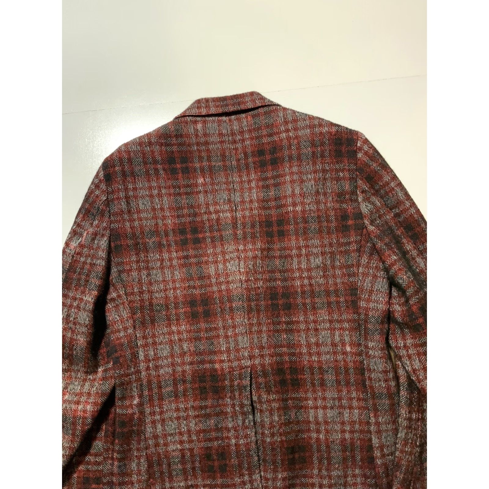 Vintage VINTAGE Mcgregor Gottschalks Shadow Plaid Wool Tweed Sports Blazer Jacket 60s 70s Size 40 Size 40R - 6 Thumbnail