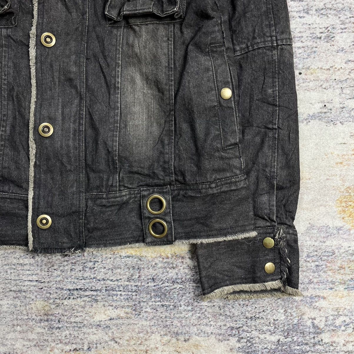 In The Attic × Japanese Brand × Le Grande Bleu (L.G.B.) In The Attic fur bono denim jacket lgb goa vkei style Size US M / EU 48-50 / 2 - 7 Thumbnail