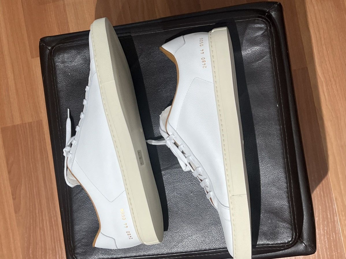 Common Projects Common Projects Retro Low Profile White Size 10.5 Size US 10.5 / EU 43-44 - 4 Thumbnail