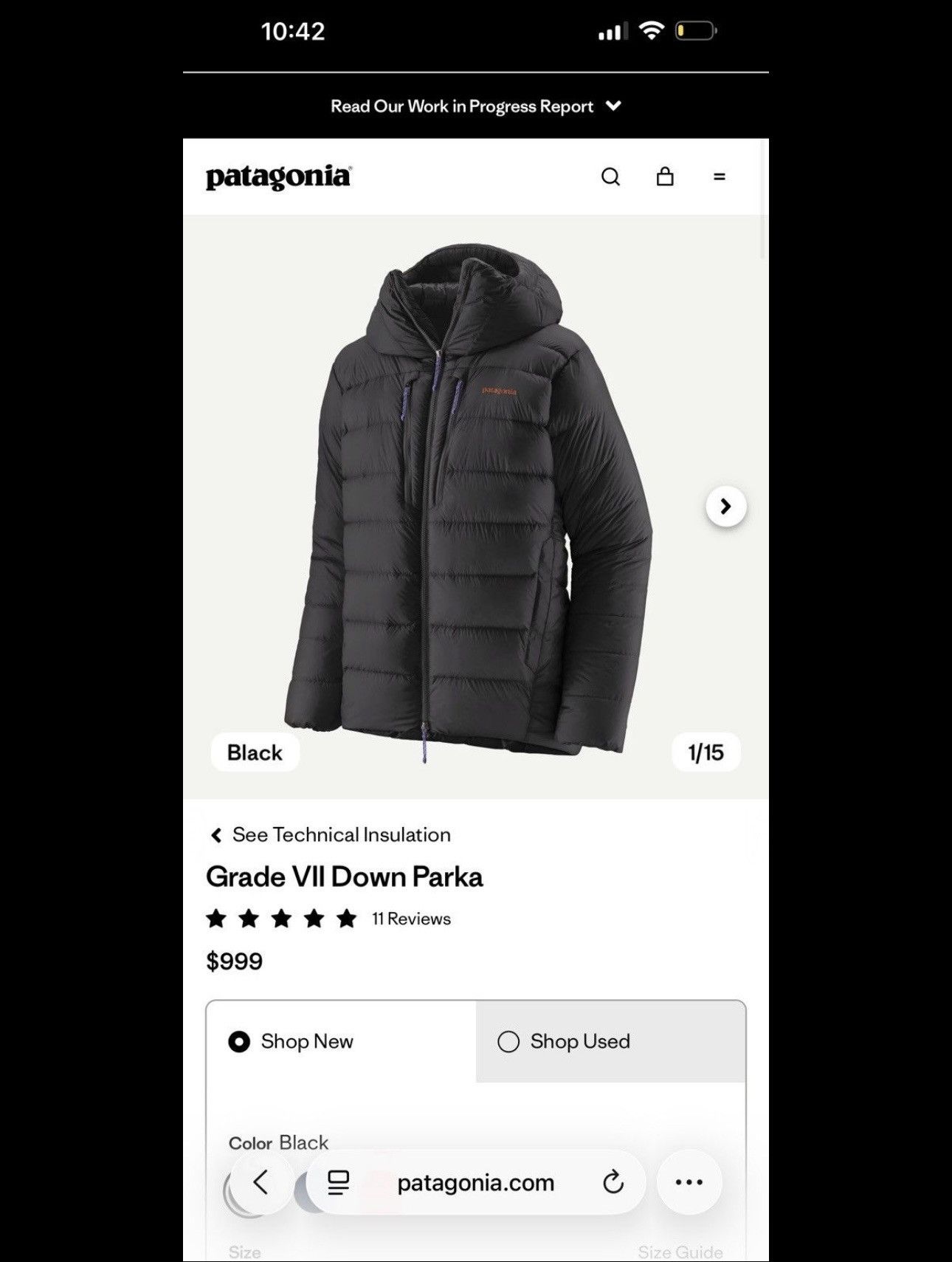 Patagonia Patagonia Grade VII 7 Size US XL / EU 56 / 4 - 7 Thumbnail
