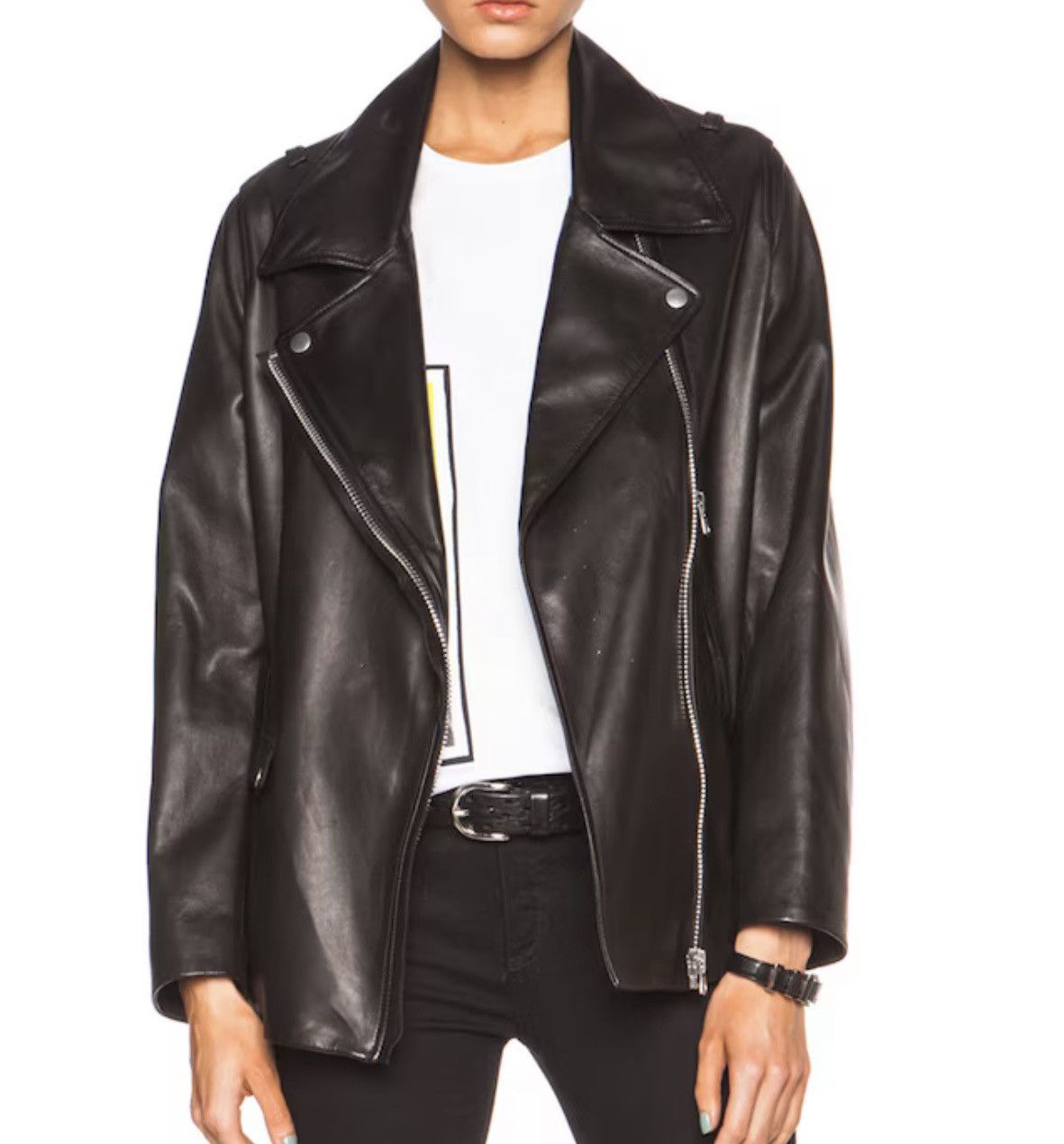 Acne Studios Acne Studios Leather Swift Jacket Size M / US 6-8 / IT 42-44 - 21 Thumbnail
