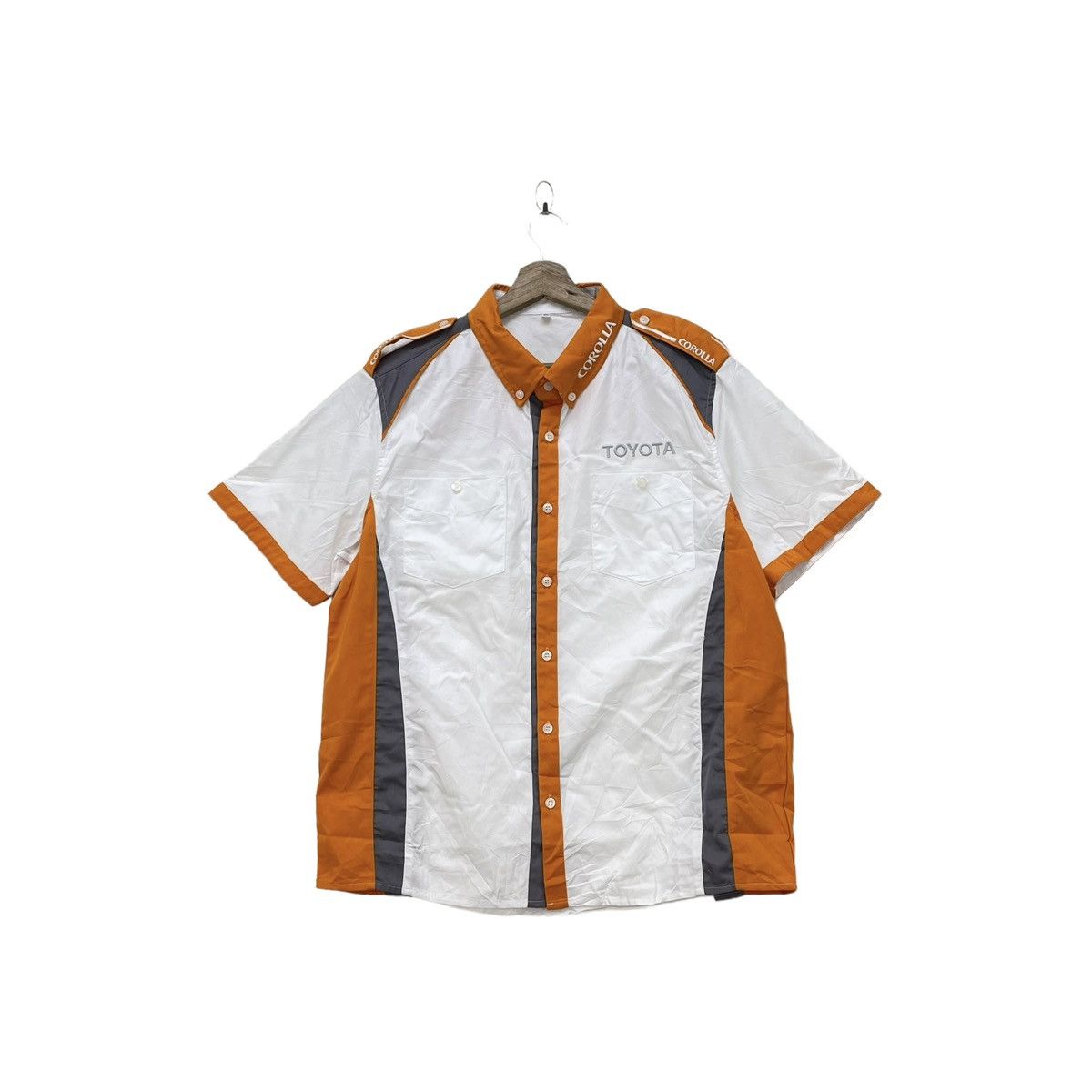 Vintage 💥Vintage Worker Toyota Corolla Shirt Button Up Size US M / EU 48-50 / 2 - 2 Thumbnail
