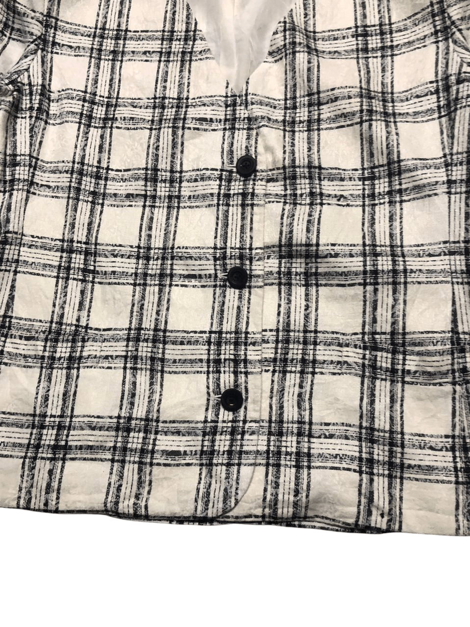 Christian Dior Monsieur × Dior Christian Dior Tartan No Collar Short Sleeve Coat Jacket Size M / US 6-8 / IT 42-44 - 5 Thumbnail