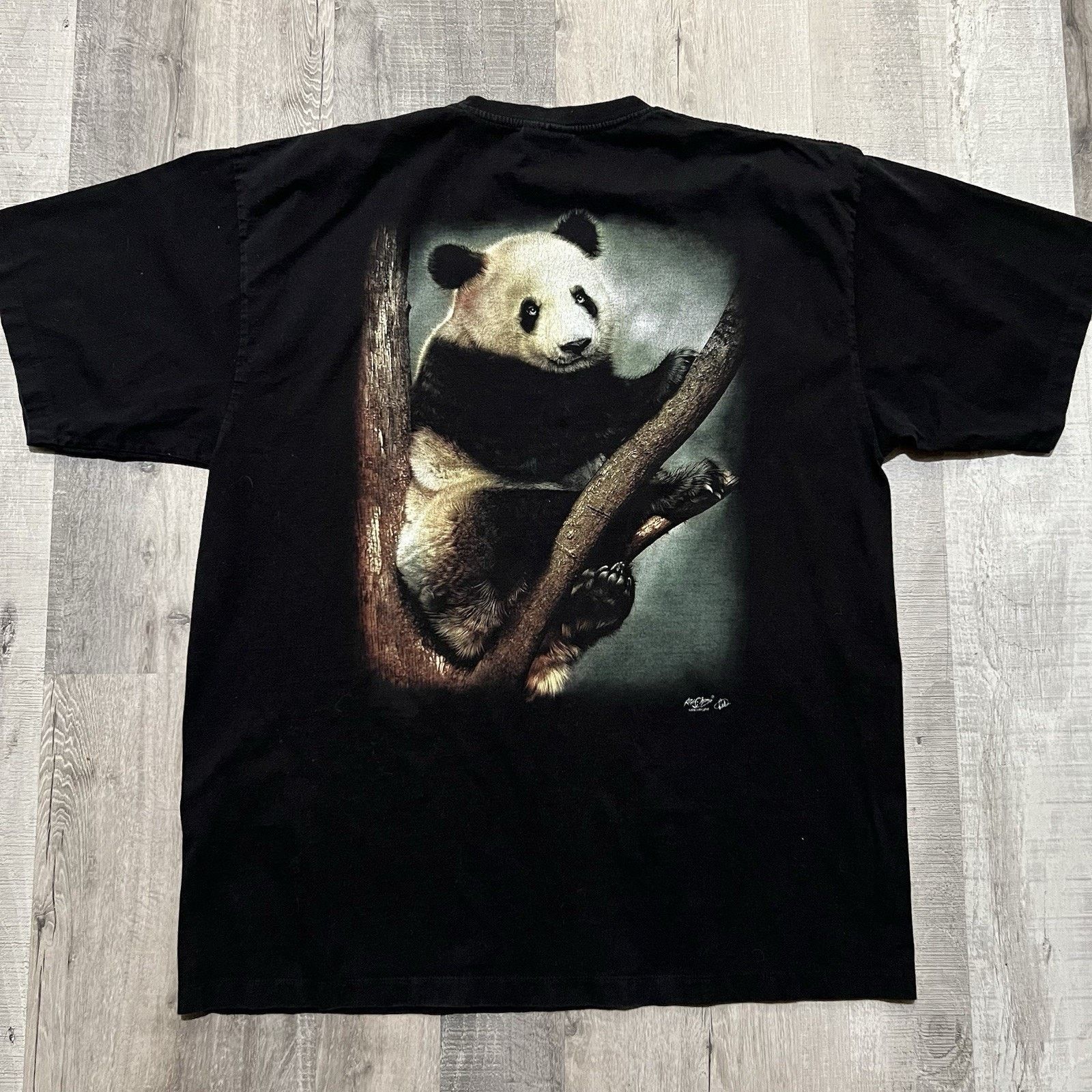 Other Rock Chang The Giant Panda Double Sided Big Graphic T-Shirt Size US XXL / EU 58 / 5 - 2 Thumbnail