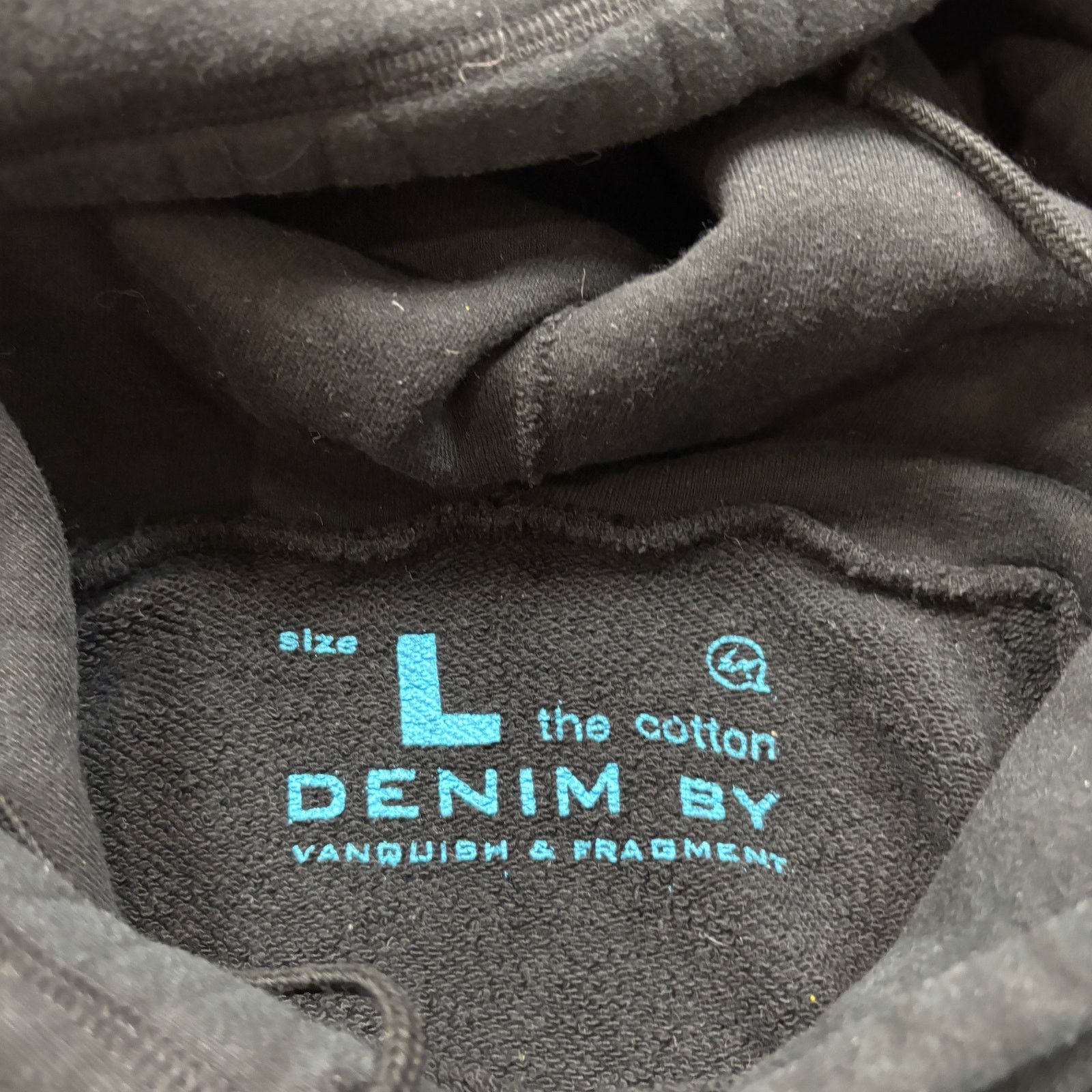 Japanese Brand × Vanquish Denim By Vanquish & Fragment Logo Print Hoodie Men's Large Size US L / EU 52-54 / 3 - 4 Thumbnail