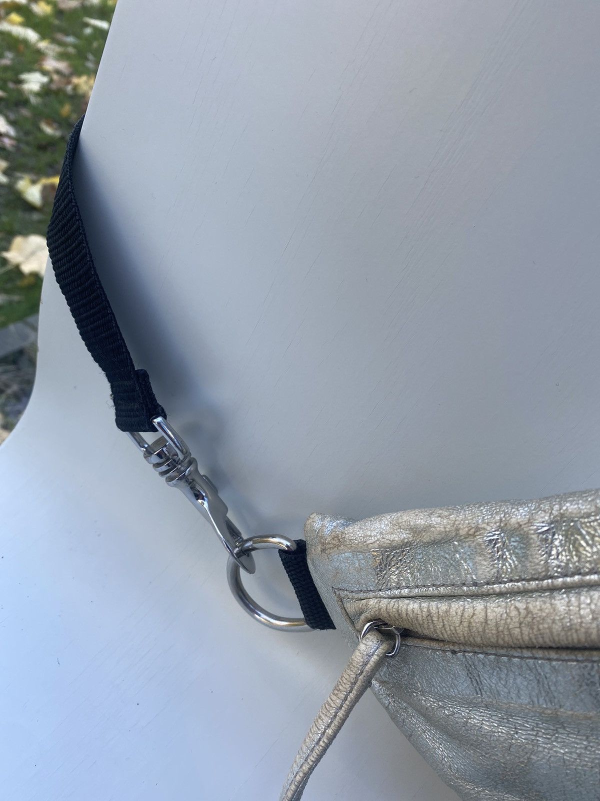 Maison Margiela MAISON MARGIELA TWO COMPARTMENT BUM BAG - SILVER Size ONE SIZE - 18 Thumbnail