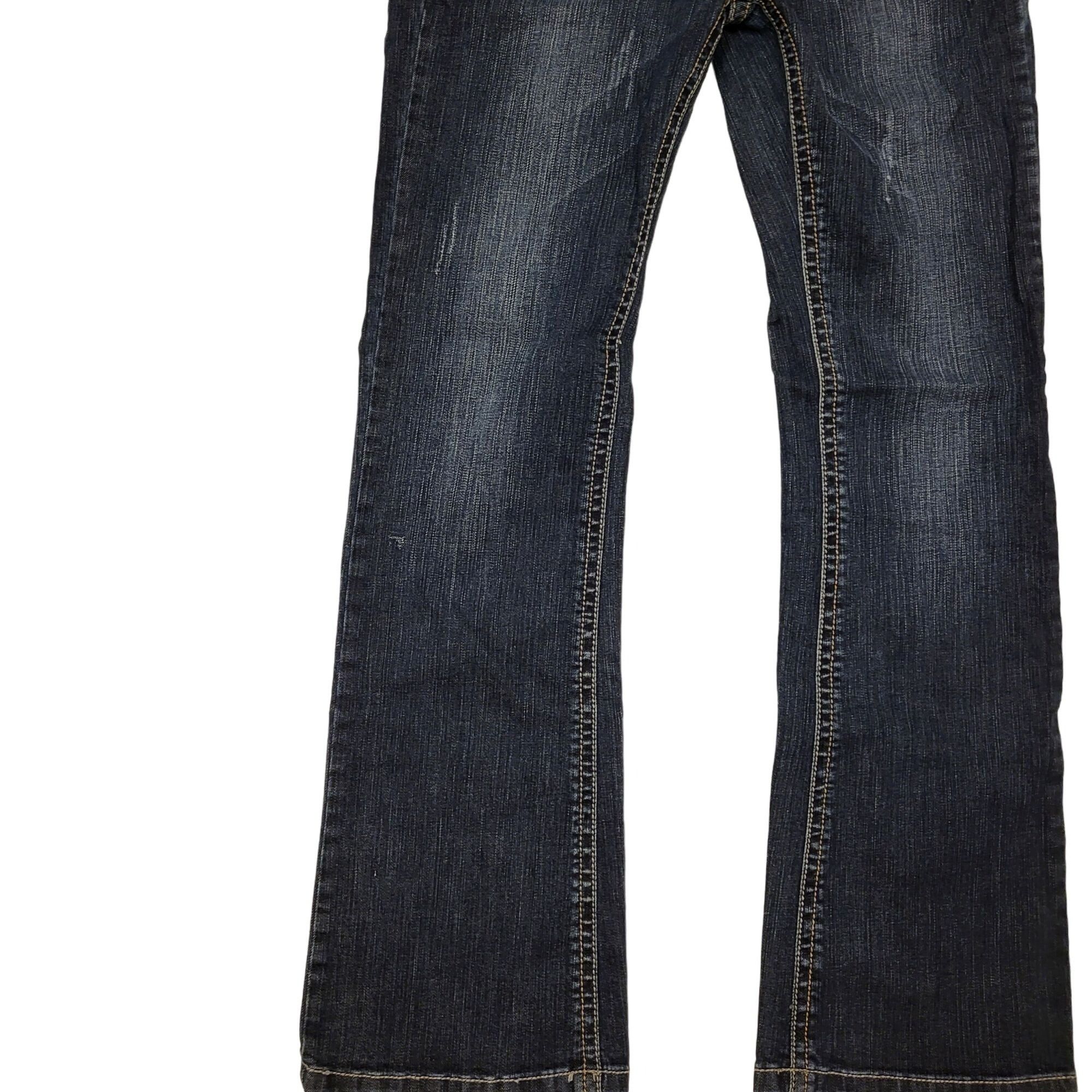 Other L.A. Idol USA Fashion Jeans Bootcut Blue Jeans Bling Embroid Size 32" / US 10 / IT 46 - 8 Thumbnail