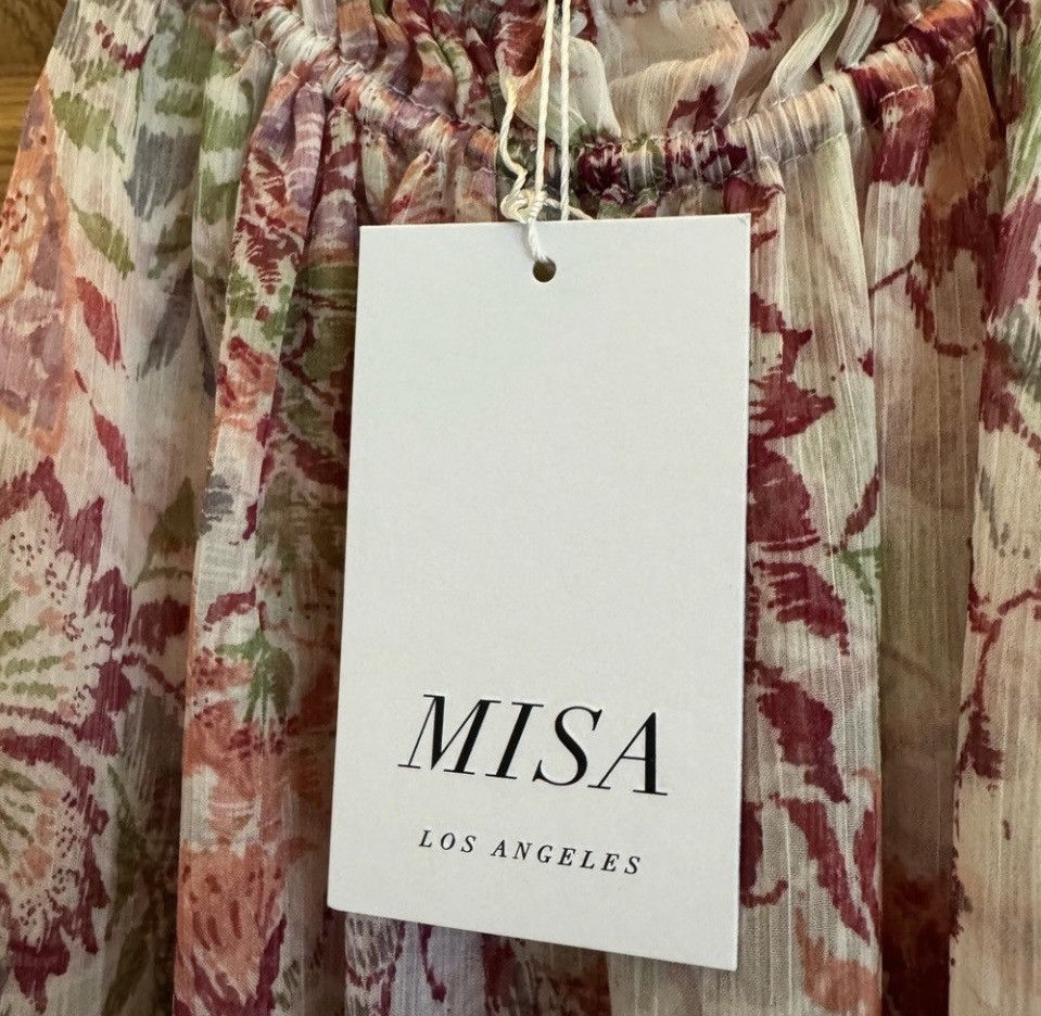 MISA Los Angeles NWT Misa Los Angeles Angelina Chiffon Maxi Dress Rainbow Size M / US 6-8 / IT 42-44 - 4 Thumbnail