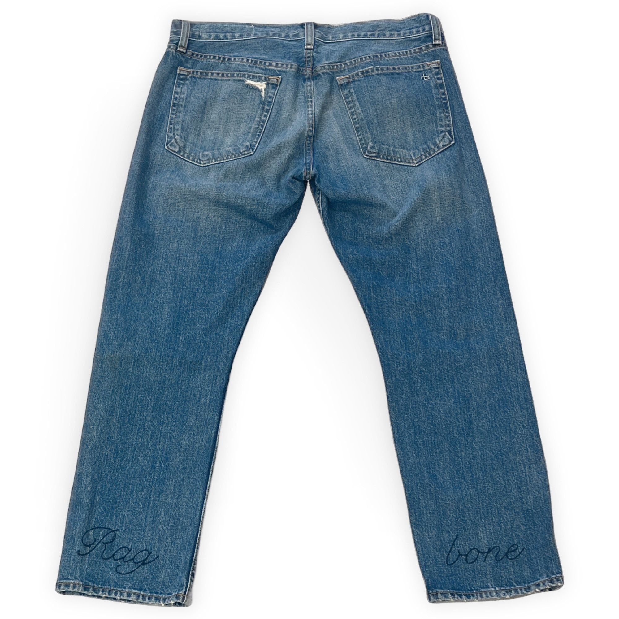 Rag & Bone 34x27 / 26 | Rag & Bone Ripped Jeans Size 26" / US 2 / IT 38 - 2 Thumbnail