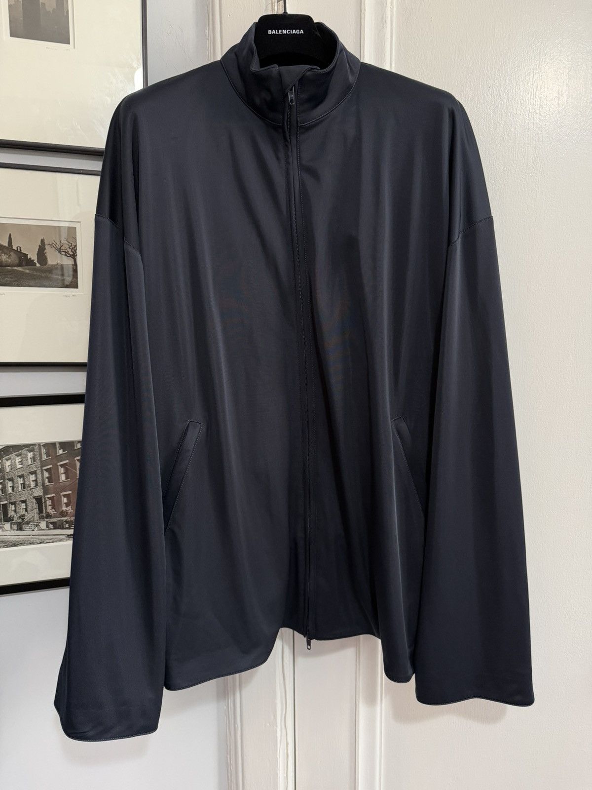 Balenciaga New Spring 23 Garde-Robe Fluid Tracksuit Jacket [48] Size US M / EU 48-50 / 2 - 2 Thumbnail