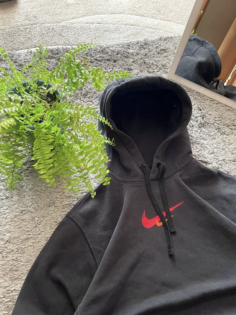 Nike × Vintage Nike Hoodie Streetwear Big Logo Swoosh Drill Nocta Rare Size US S / EU 44-46 / 1 - 15 Thumbnail