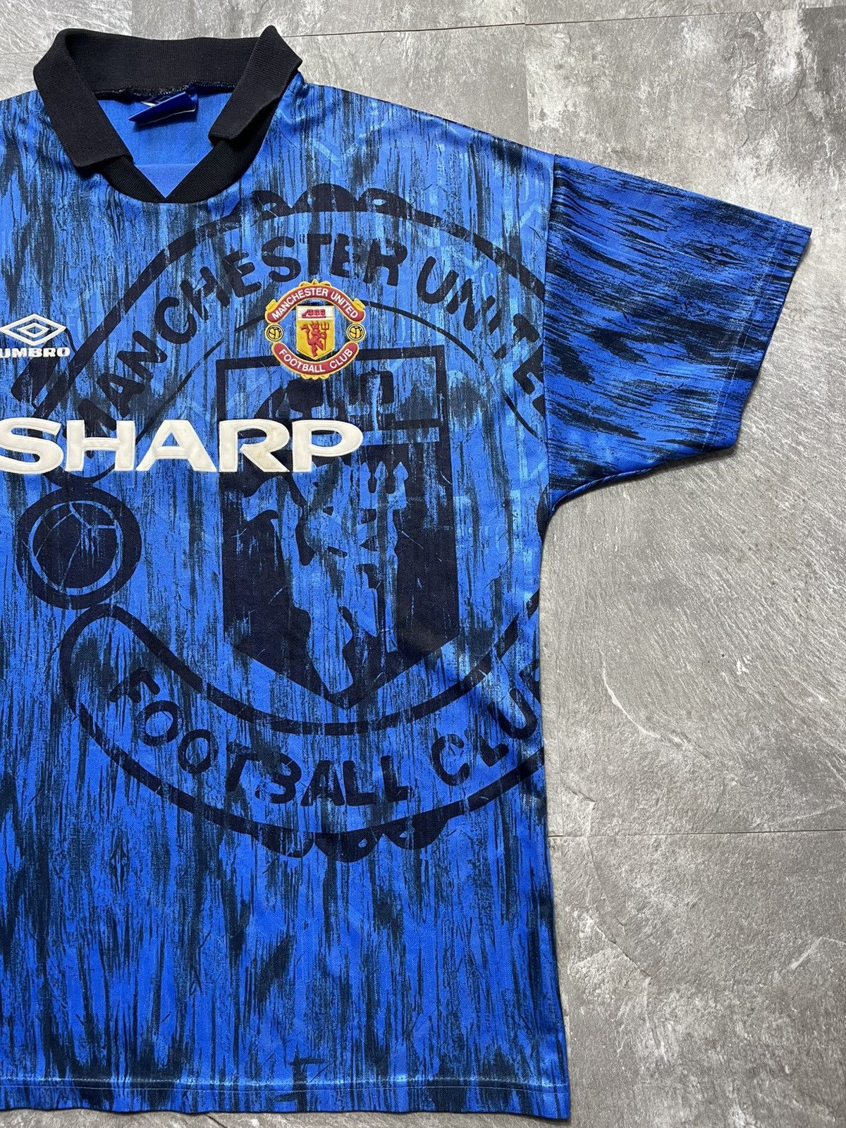 Umbro Umbro Manchester United Vintage 1992 1993 Away Shirt Jersey Size US L / EU 52-54 / 3 - 3 Thumbnail
