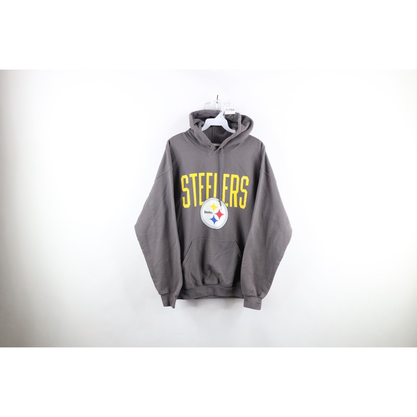 Vintage Vintage Spell Out Pittsburgh Steelers Football Hoodie Size US XL / EU 56 / 4 - 1 Thumbnail