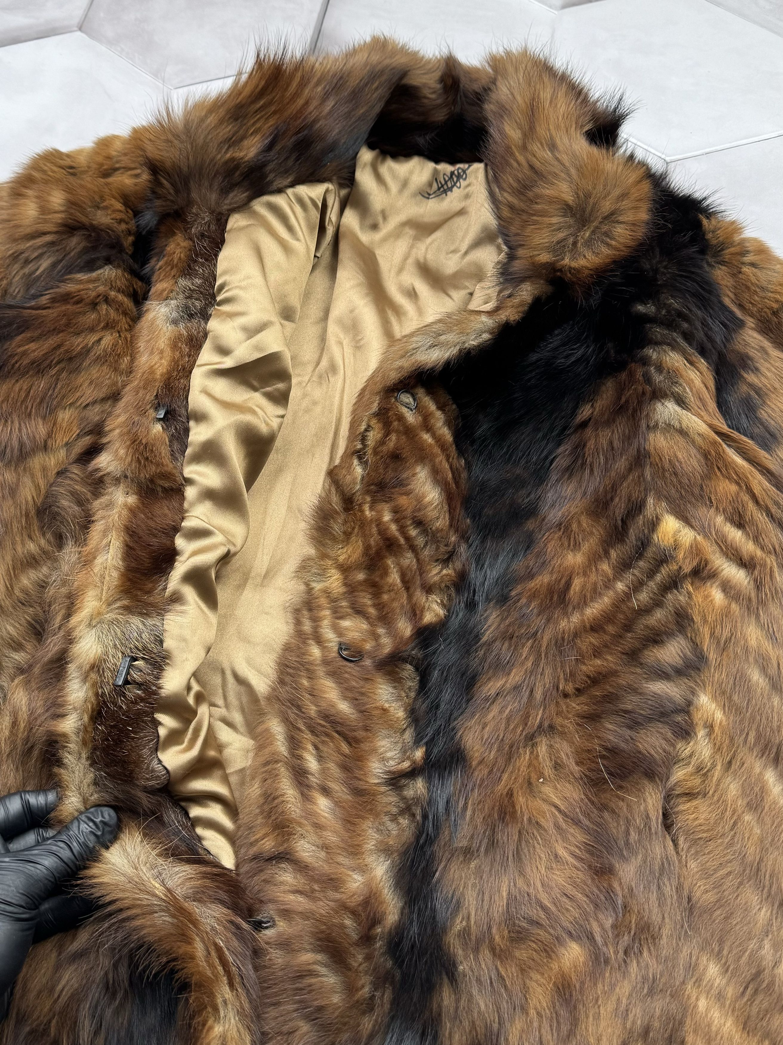 Japanese Brand Vintage Real Fur Coat (E4) Size L / US 10 / IT 46 - 4 Thumbnail