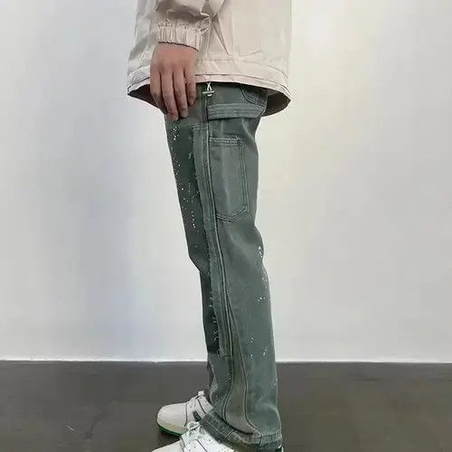 Other Splash Ink Graffiti Denim Pants Size US 32 / EU 48 - 2 Thumbnail