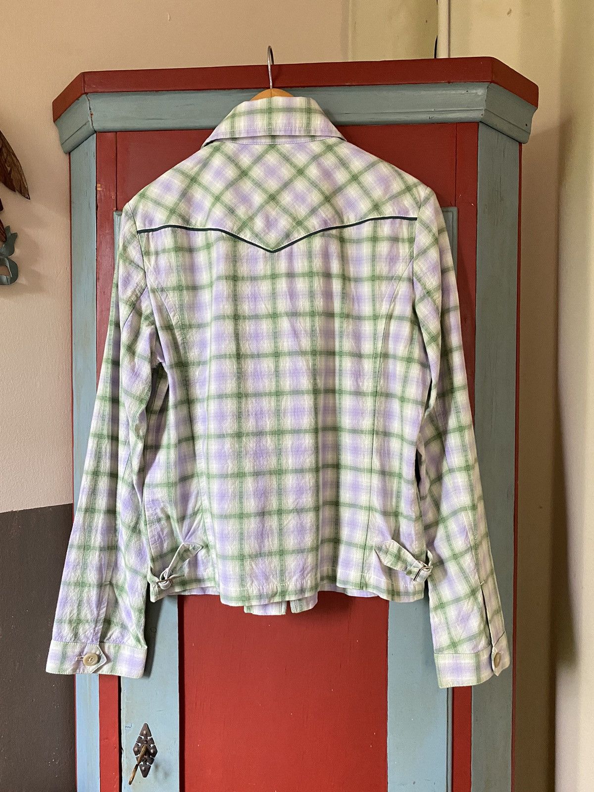 Coleman Coleman Pastel Plaid Western-Style Jacket shirt Size M / US 6-8 / IT 42-44 - 8 Thumbnail