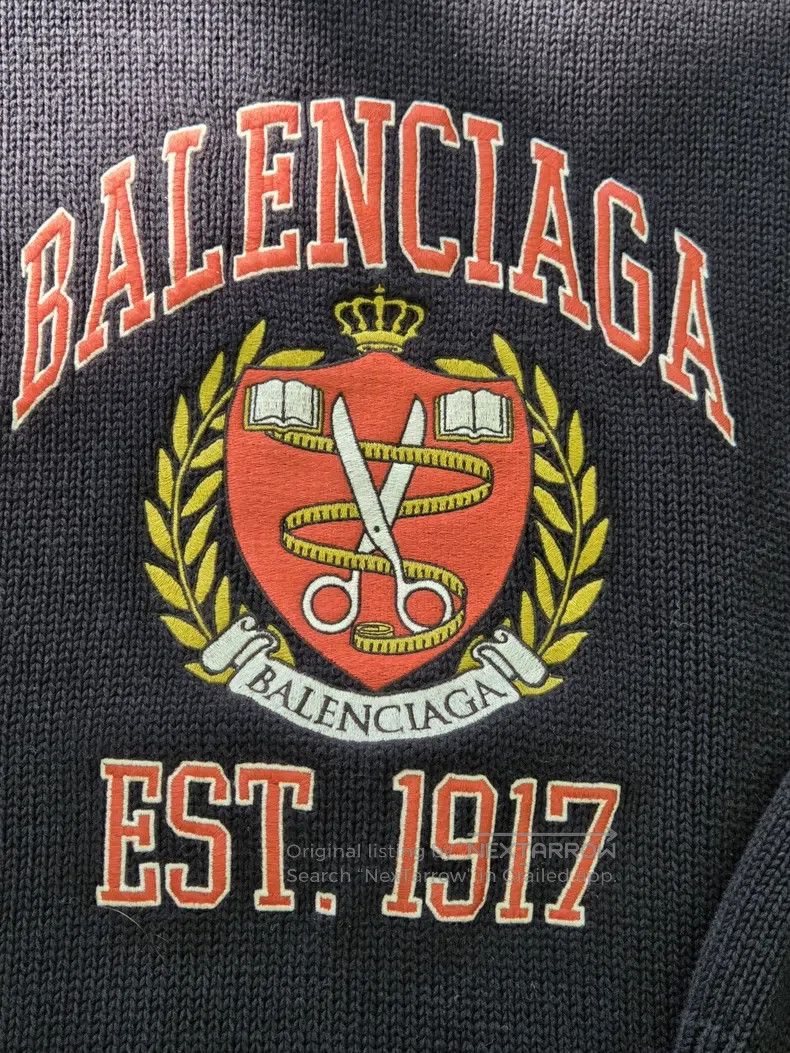 Balenciaga Balenciaga size M Scissor Knit Sweater Size US M / EU 48-50 / 2 - 2 Thumbnail