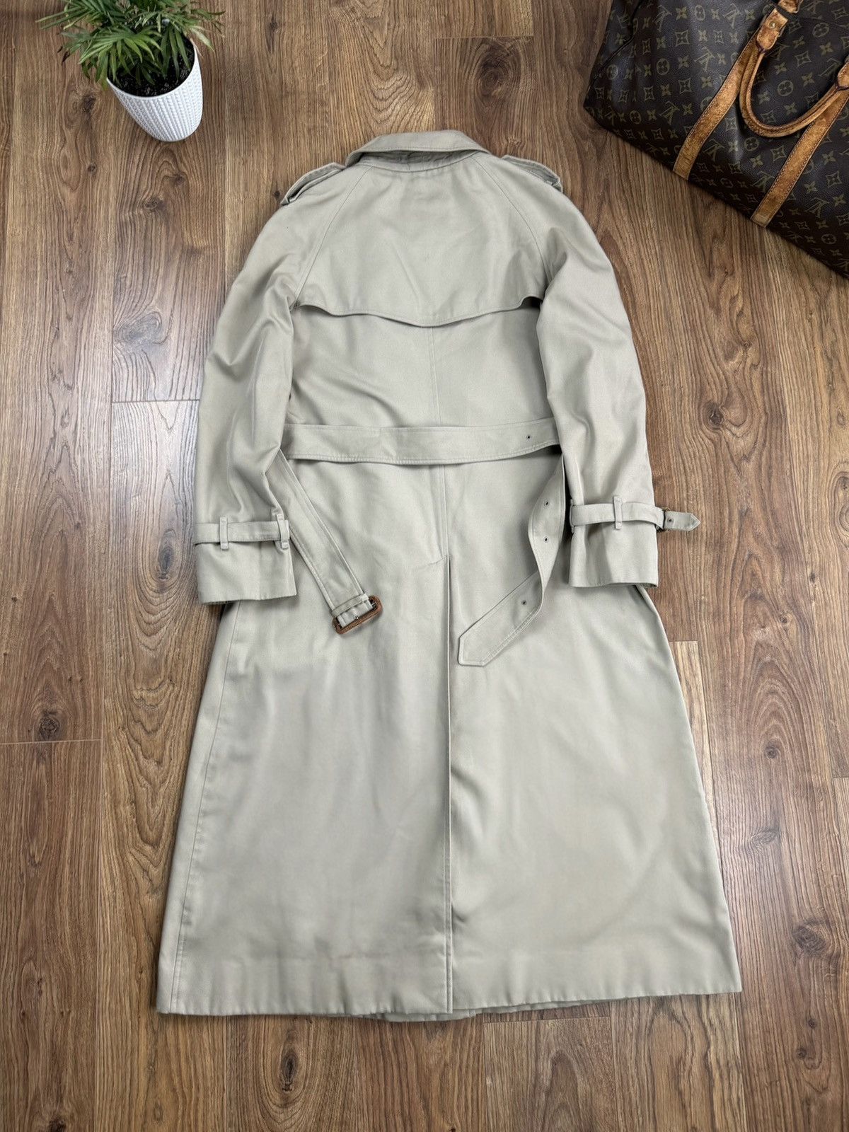 Burberry Vintage trench coat Burberry original luxury streetwear item Size S / US 4 / IT 40 - 2 Thumbnail