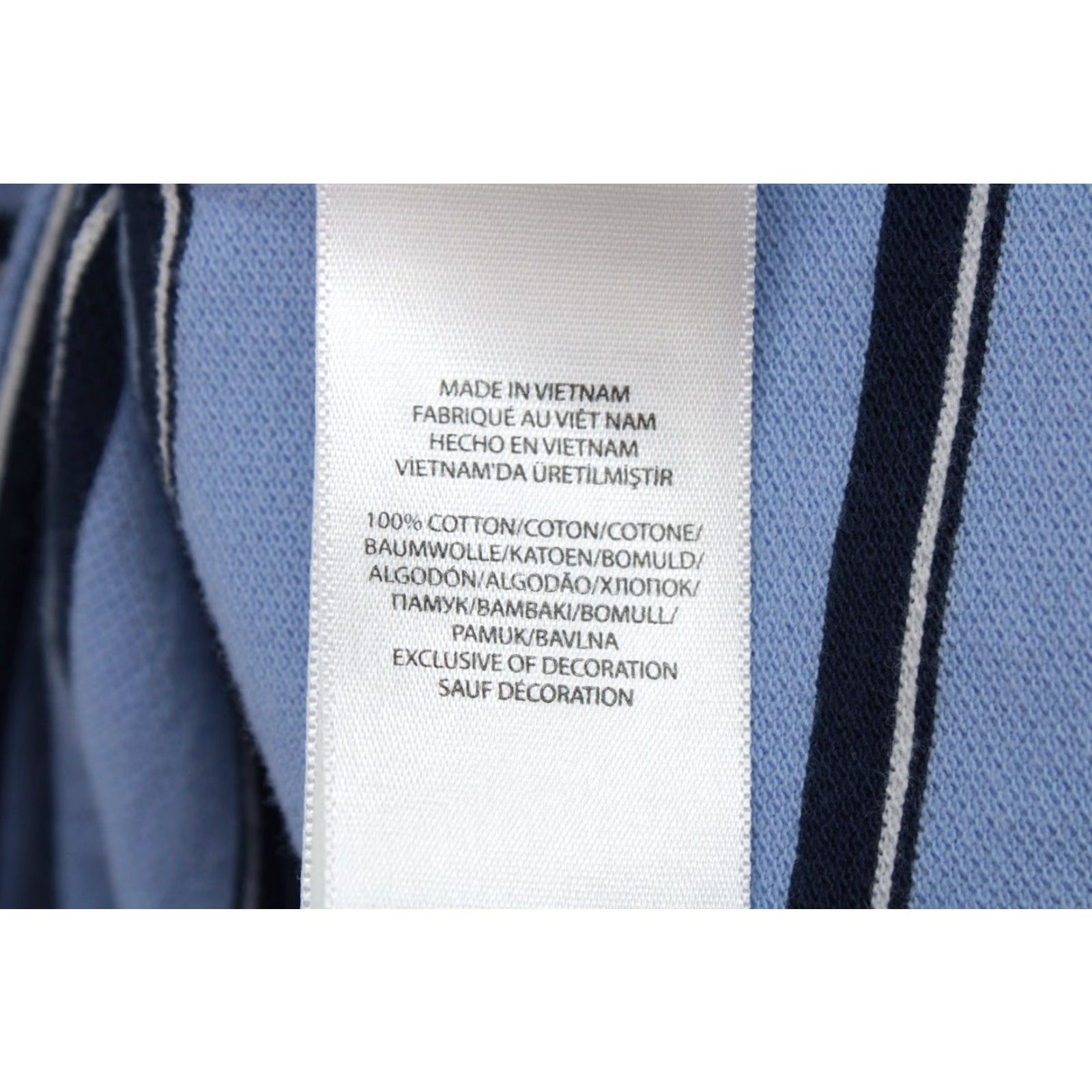 Polo Ralph Lauren VINTAGE Polo Ralph Lauren Shirt Men's Large Classic Fit Blue Striped Pony Logo Rugby Size US L / EU 52-54 / 3 - 6 Thumbnail