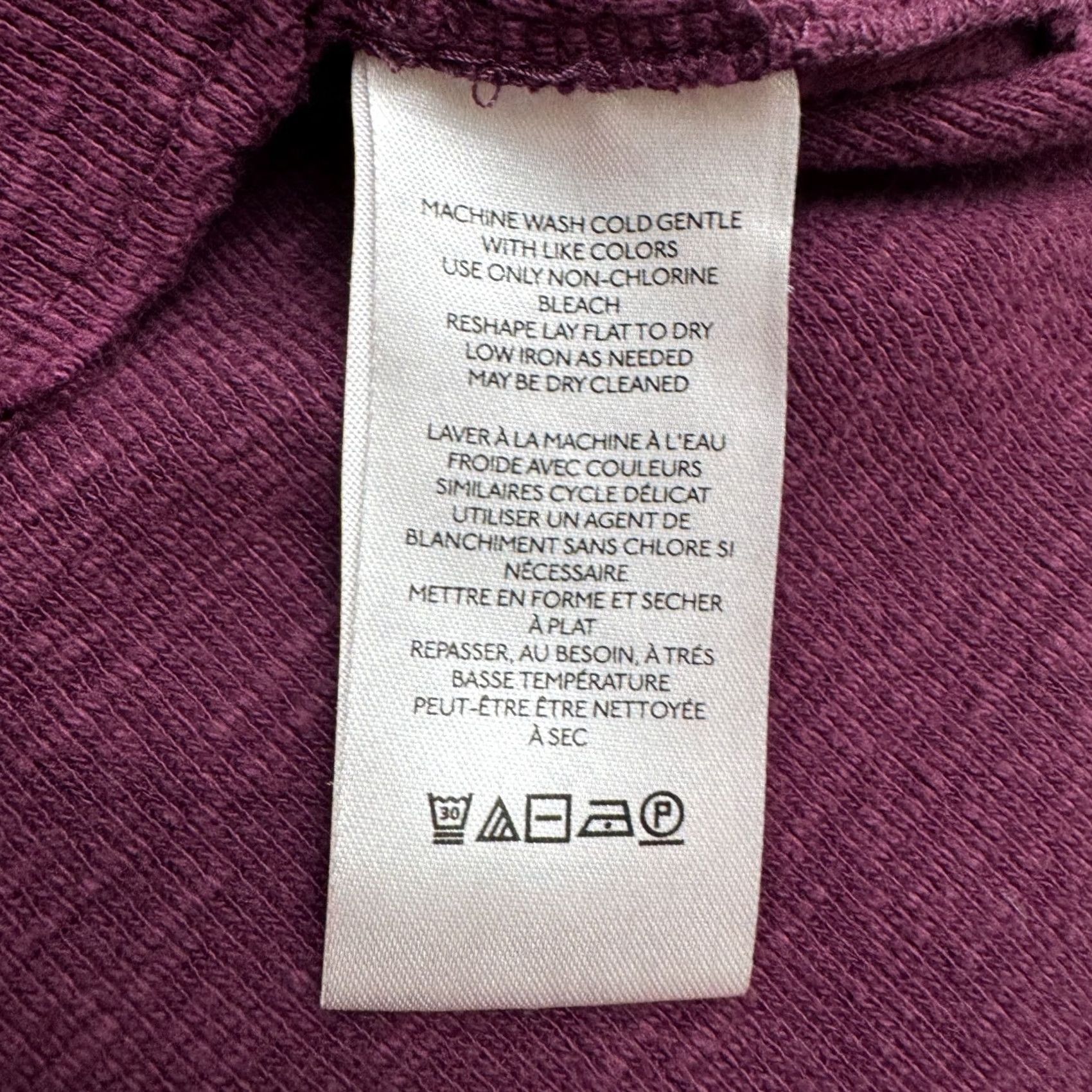 Anthropologie Anthropologie Pullover Knit Sweater Top Womens M Purple Crew Neck Raglan Sleeve Slub Knit All Seasons Relaxed Fit Vintage: No Size M / US 6-8 / IT 42-44 - 7 Thumbnail