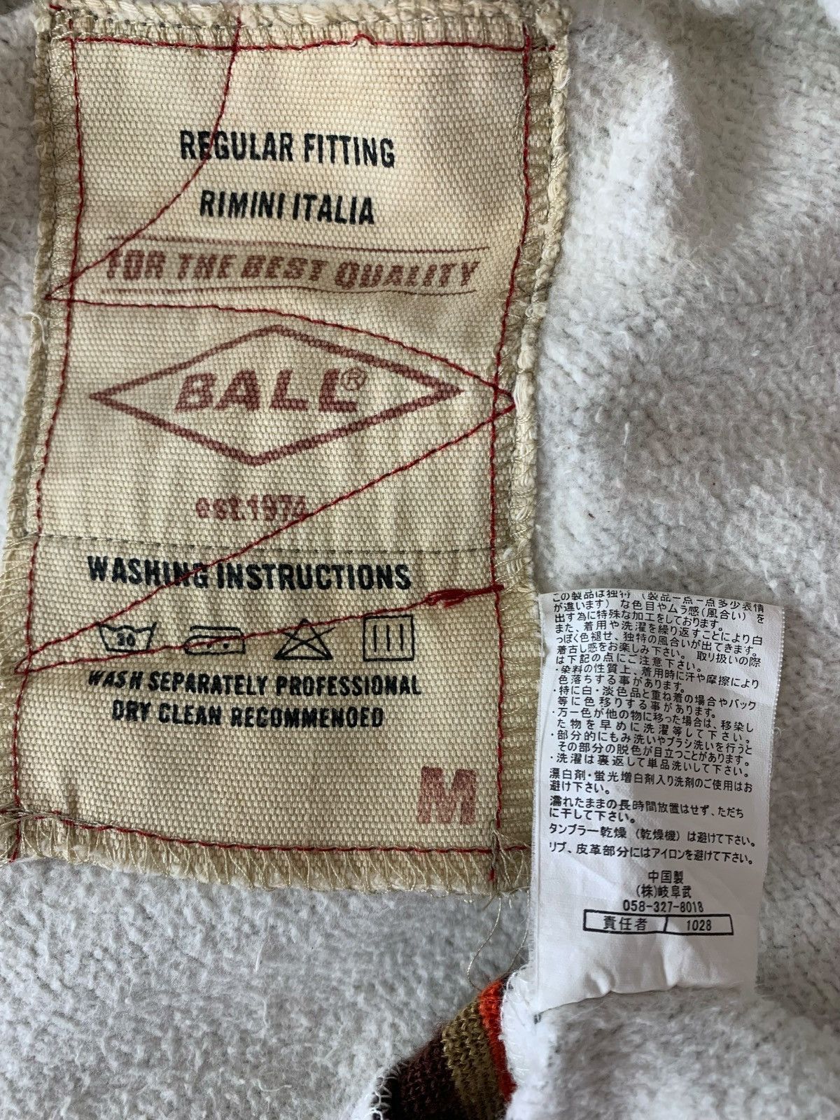 Japanese Brand BALL Remini Italia Streetwear JapaneseBrand Light Jacket Size US M / EU 48-50 / 2 - 11 Thumbnail